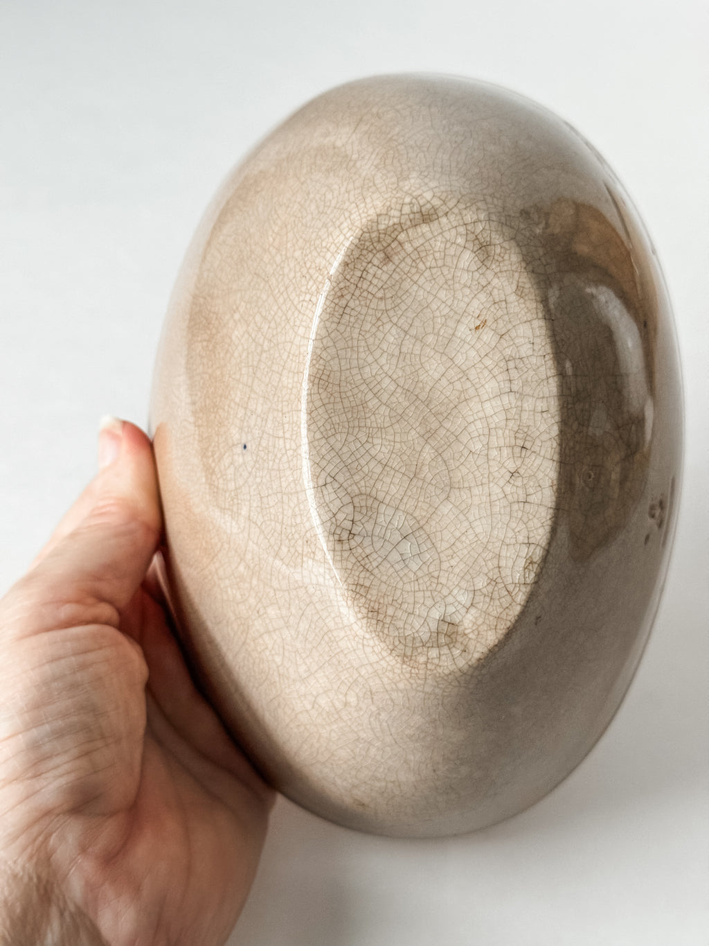 Toasty Stained And Crazed Ironstone Pudding Molds