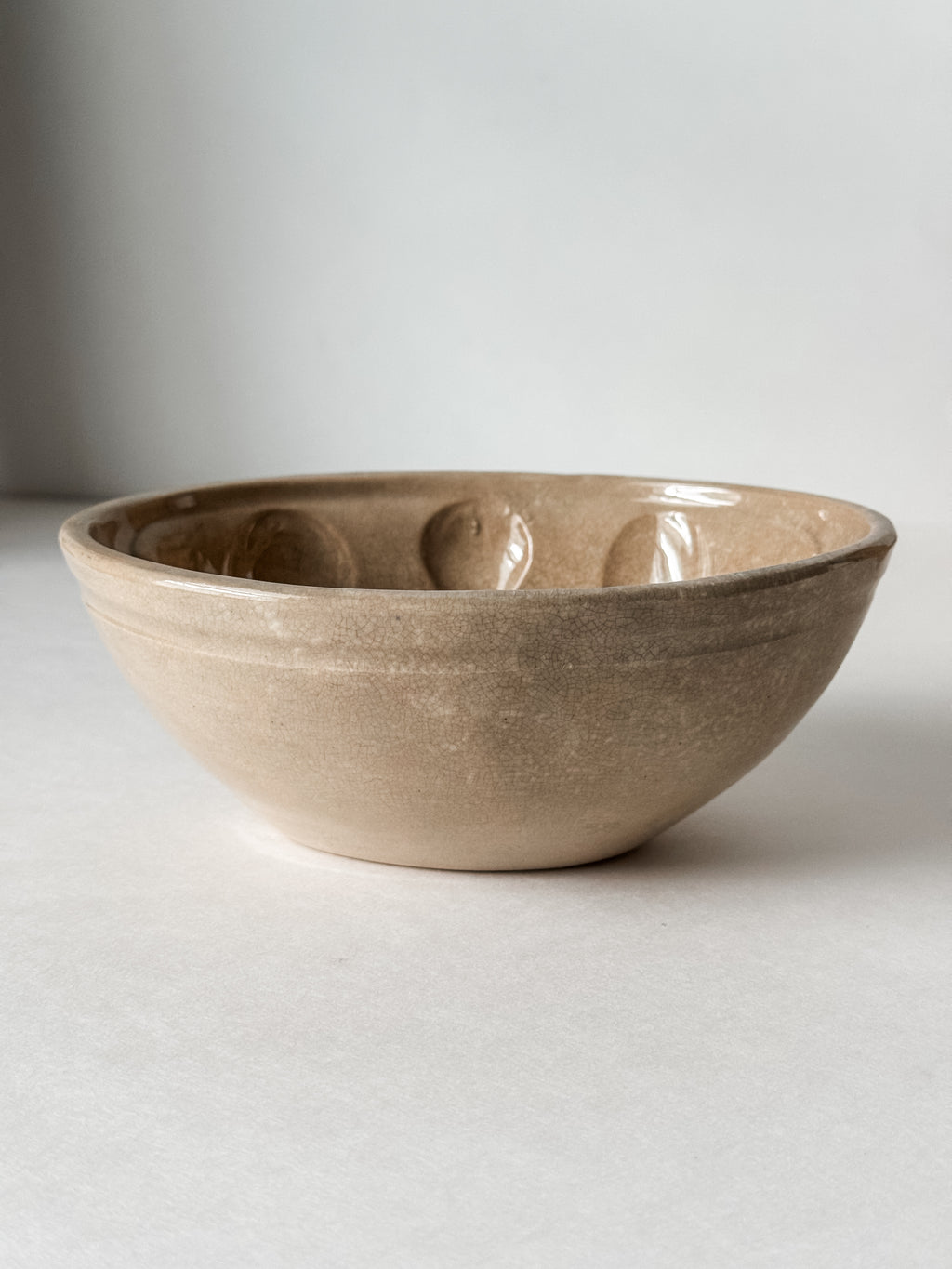 Toasty Stained And Crazed Ironstone Pudding Molds