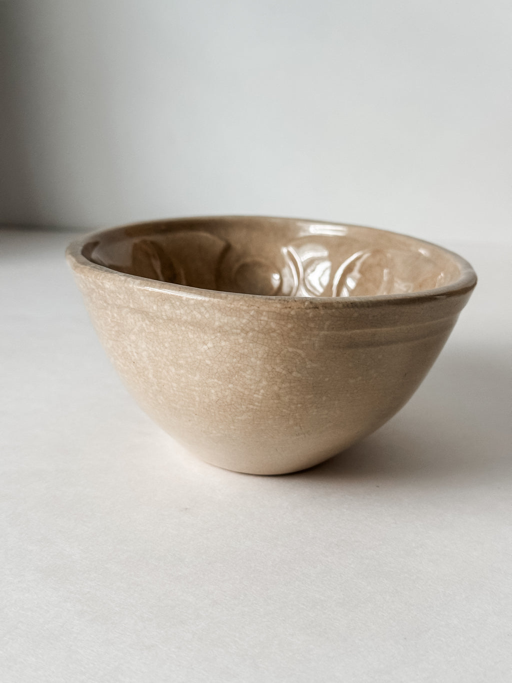 Toasty Stained And Crazed Ironstone Pudding Molds