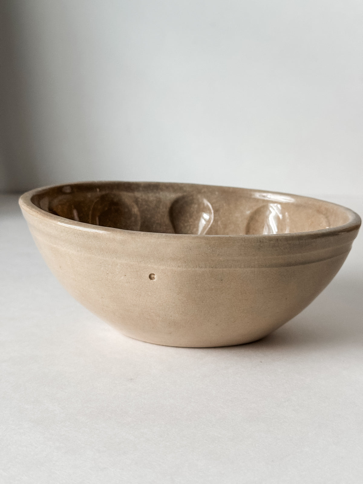 Toasty Stained And Crazed Ironstone Pudding Molds