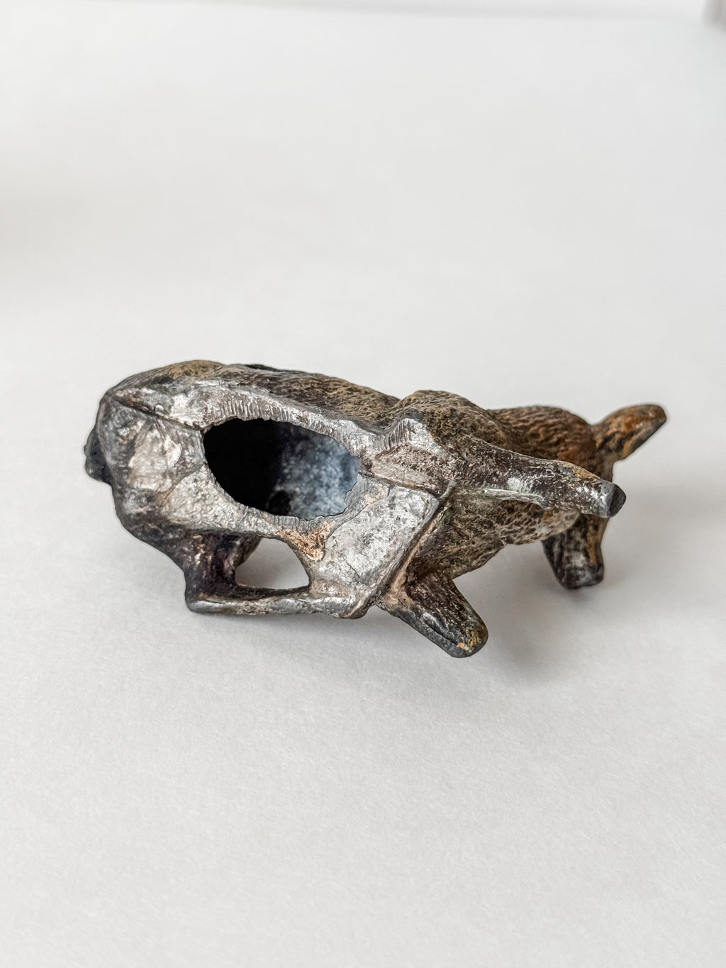 Collection Of Three Antique Deer Figurines