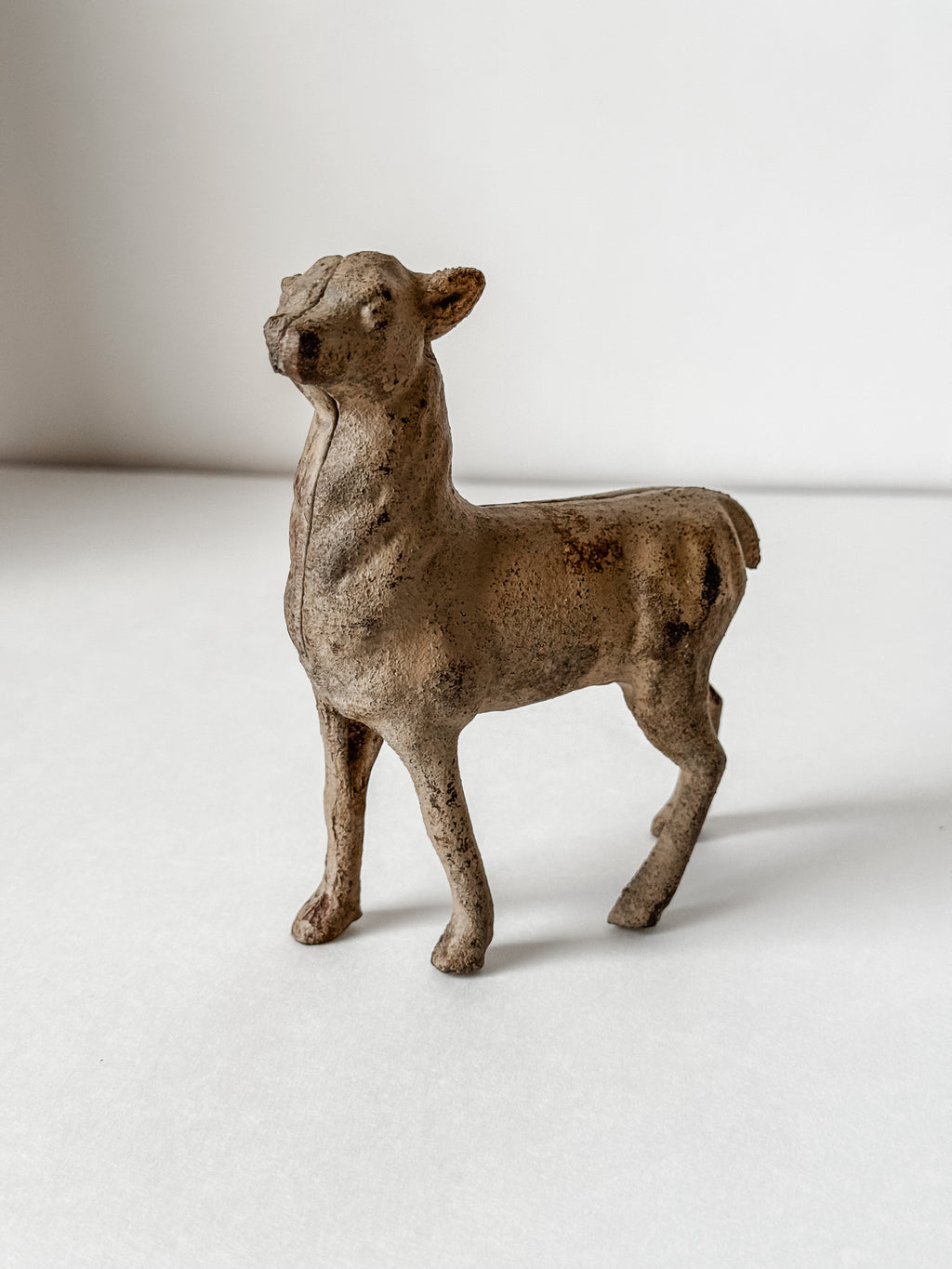 Collection Of Three Antique Deer Figurines