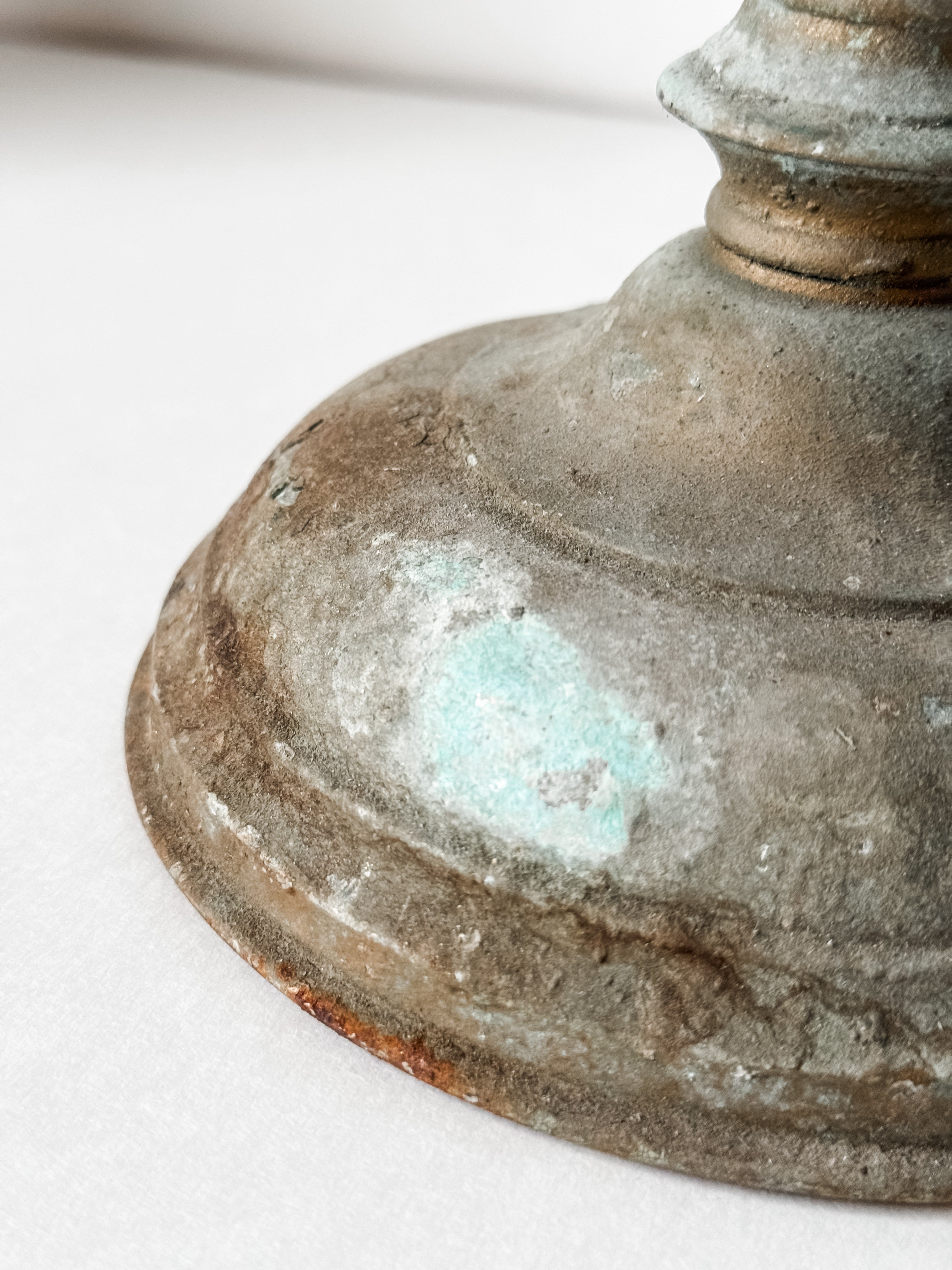 Antique French Brass Candelabra