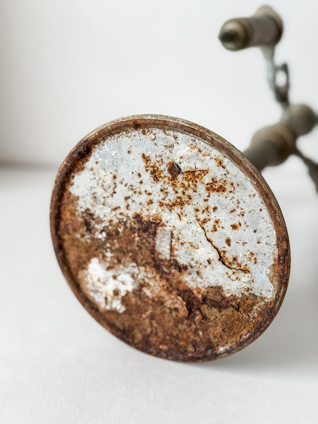 Antique French Brass Candelabra