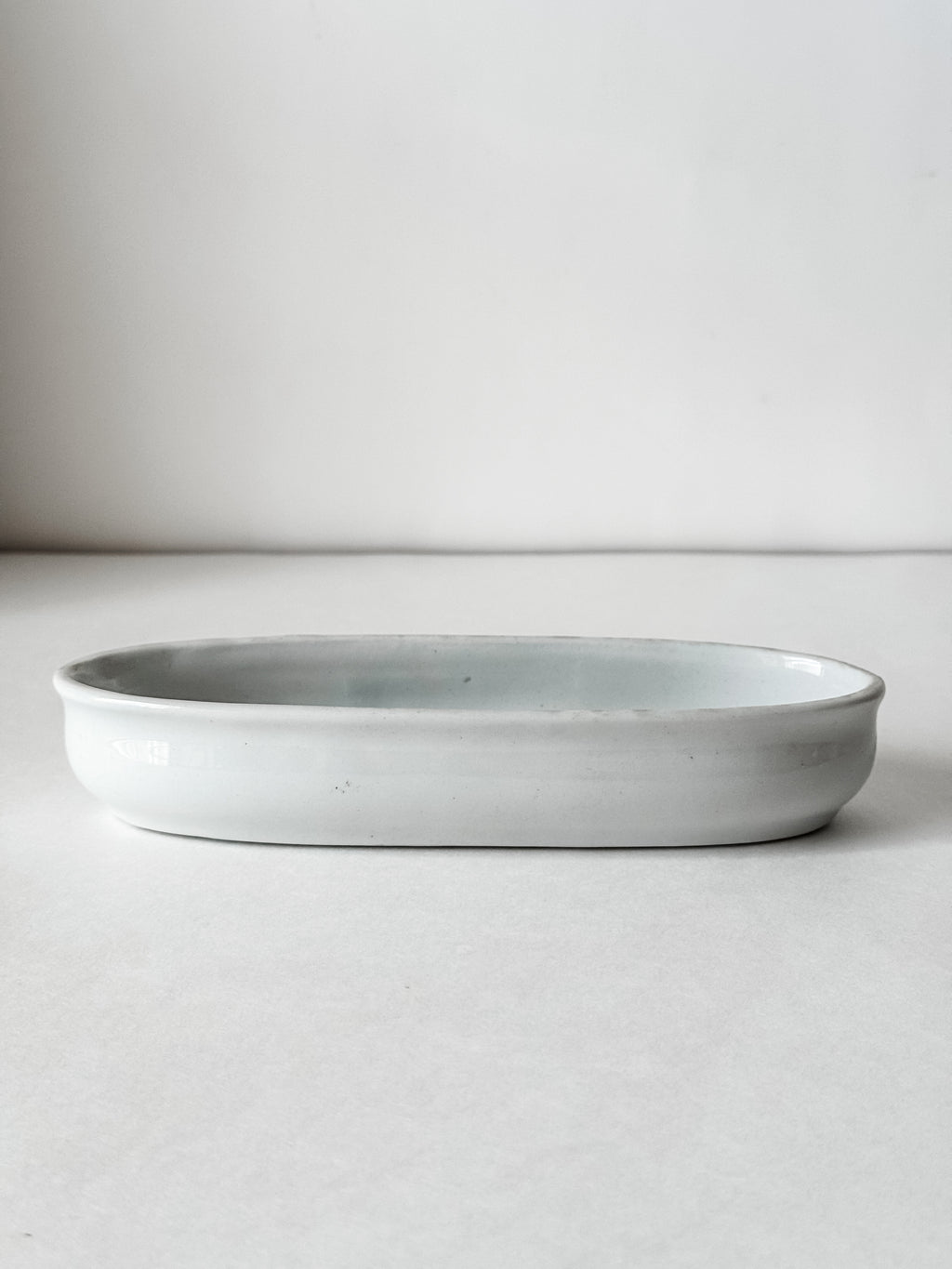 Antique Ironstone Toothbrush Dish