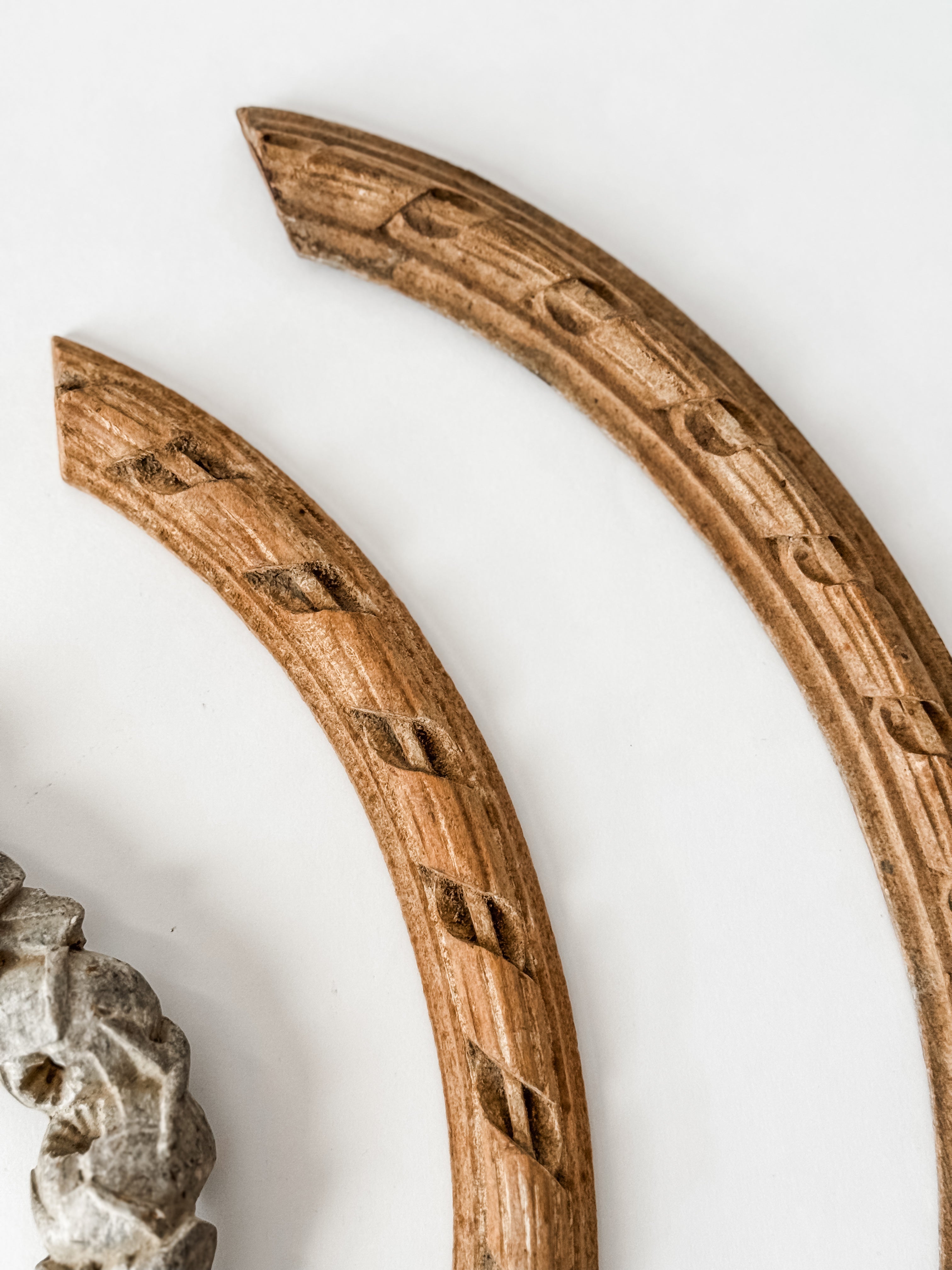 Set Of Three Antique French Architectural Pieces
