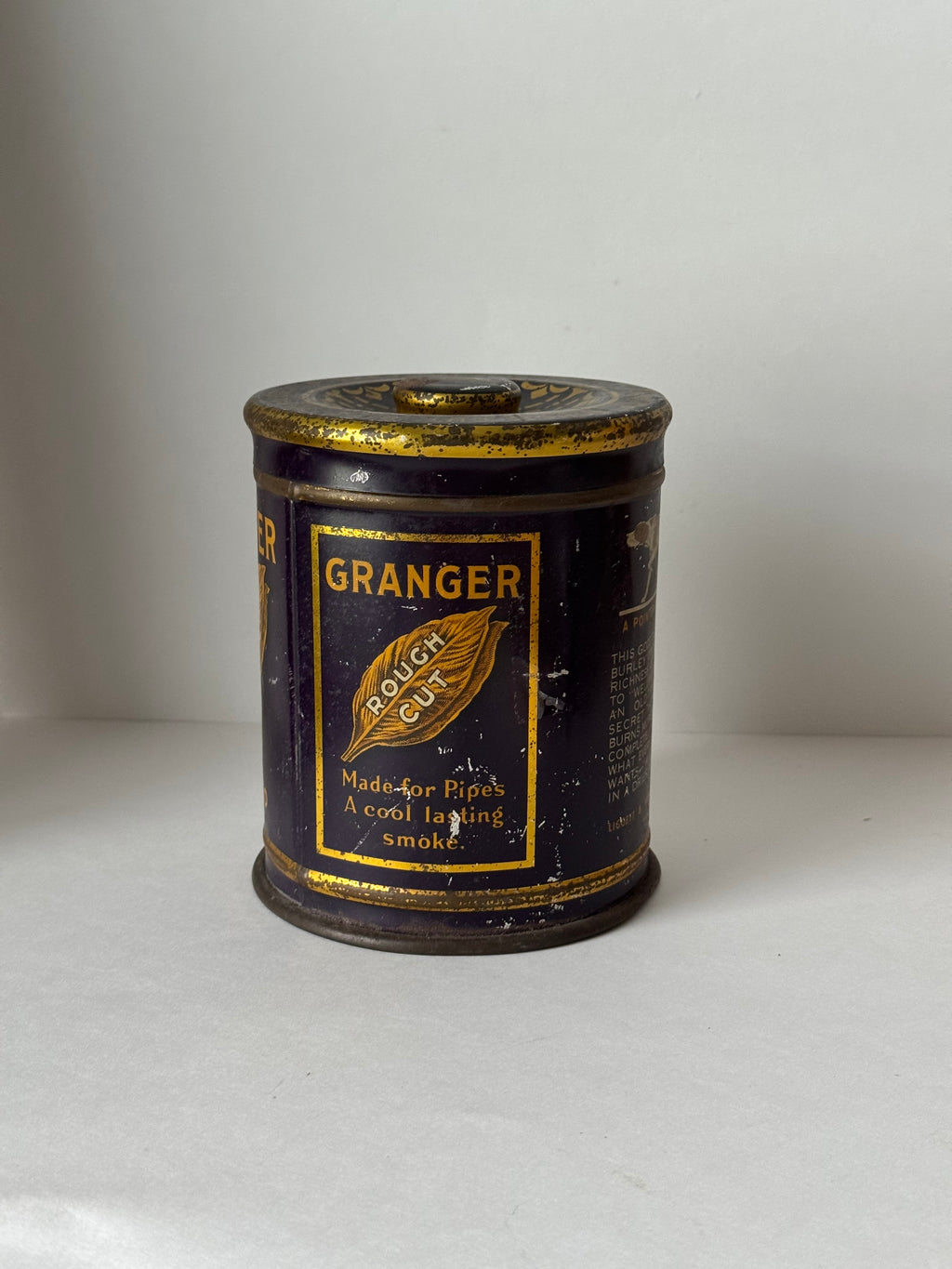 1920s Granger Tobacco Tin With Lid
