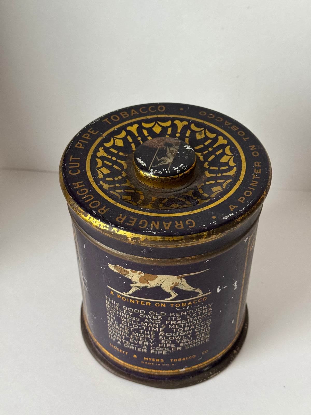 1920s Granger Tobacco Tin With Lid
