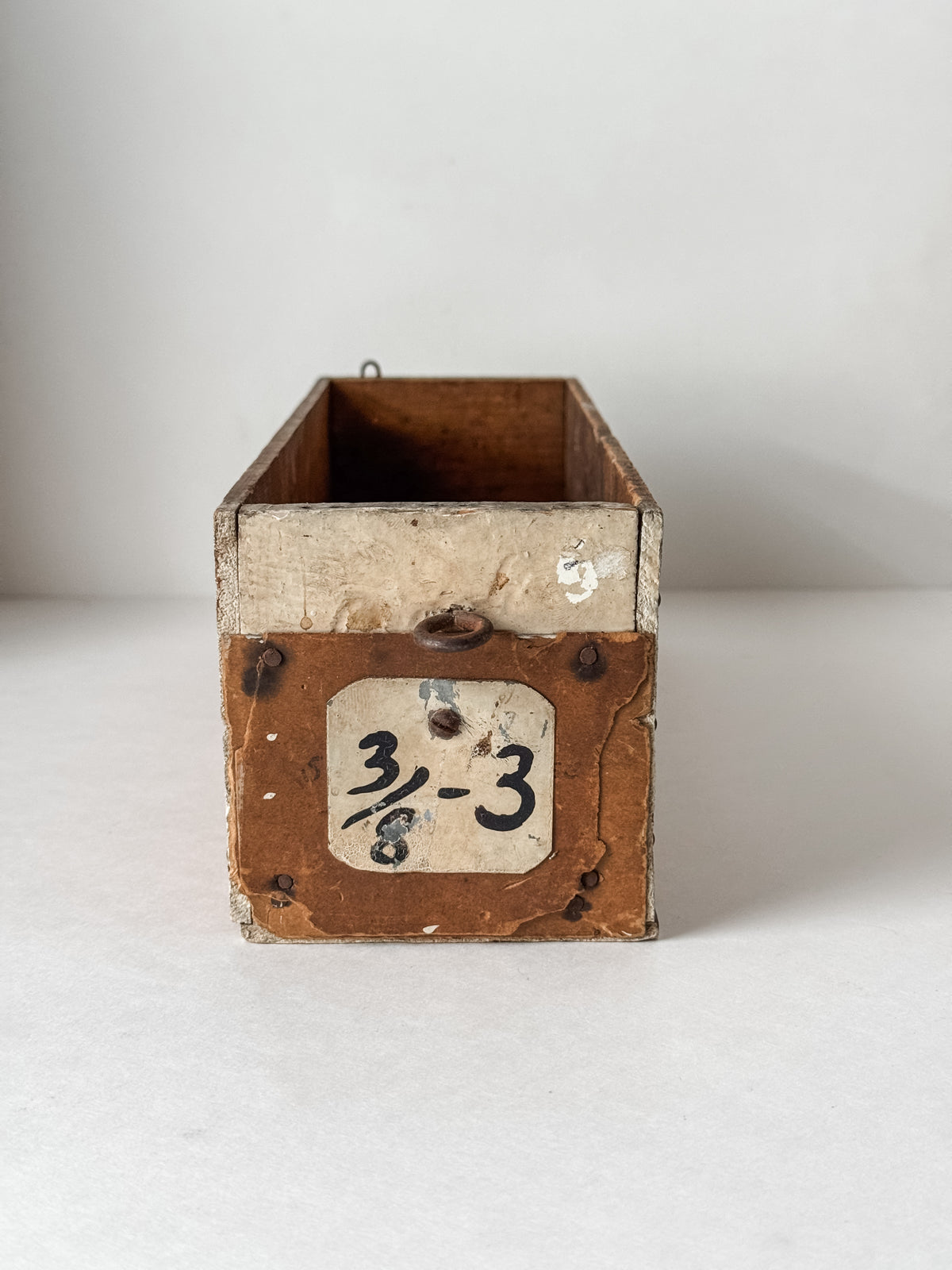 Old Wood Drawer Made From A Cheesebox