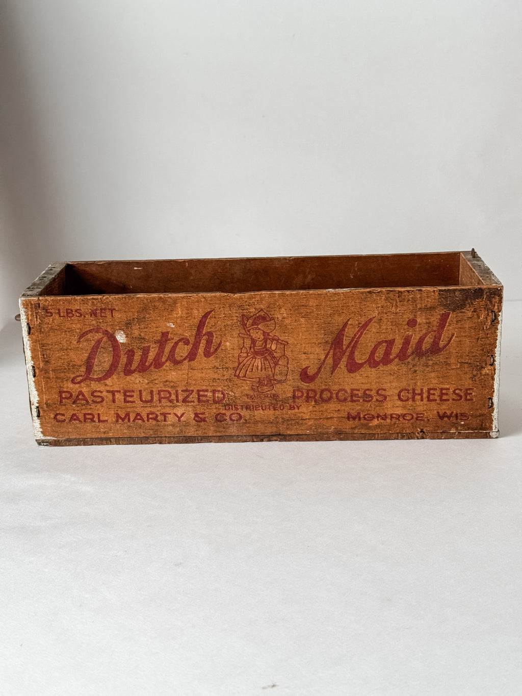 Old Wood Drawer Made From A Cheesebox