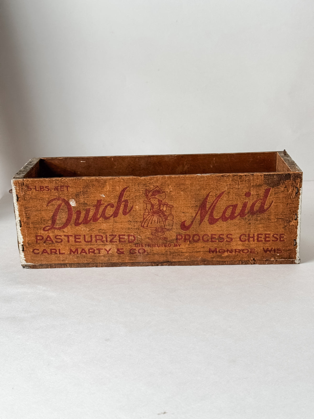 Old Wood Drawer Made From A Cheesebox