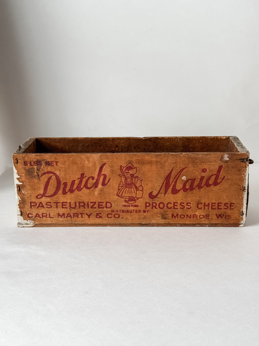 Old Wood Drawer Made From A Cheesebox