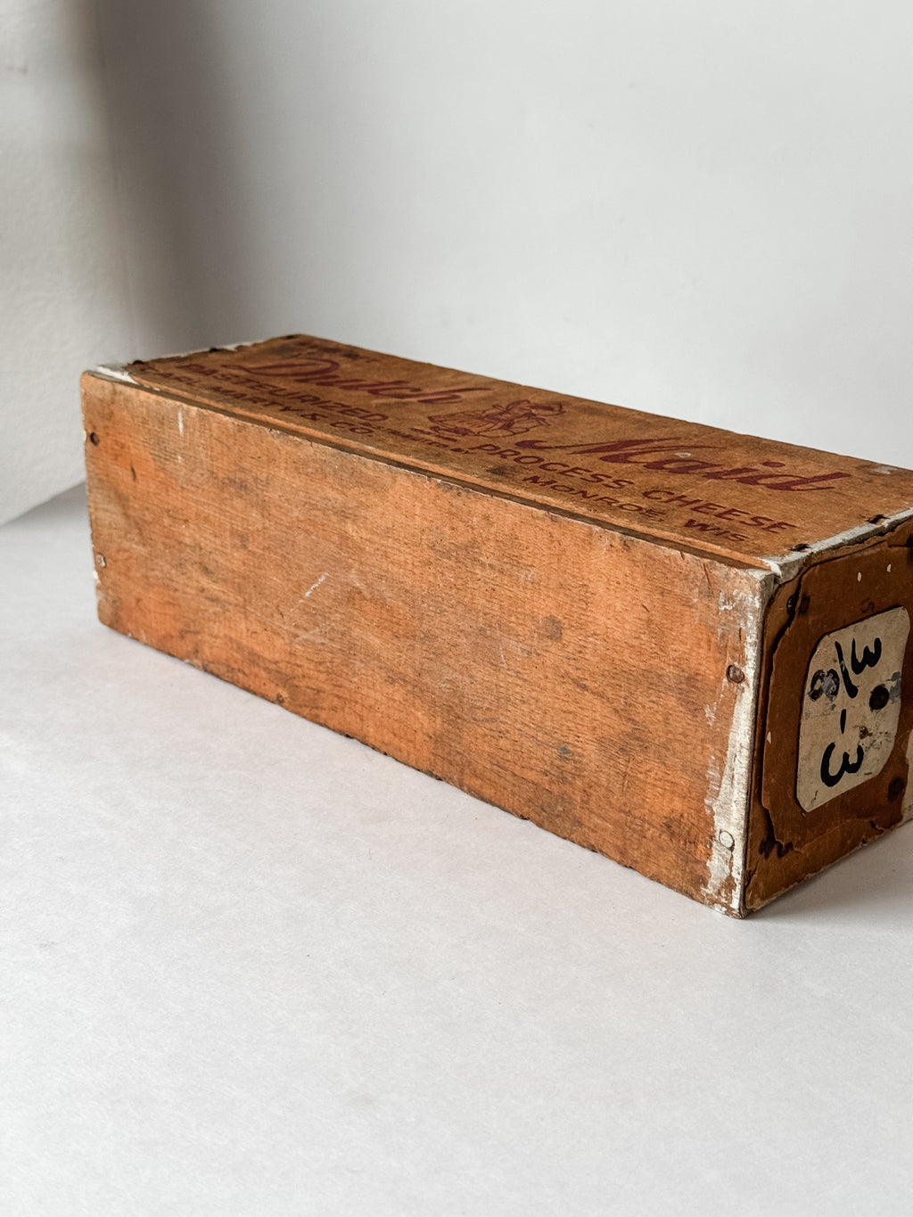 Old Wood Drawer Made From A Cheesebox