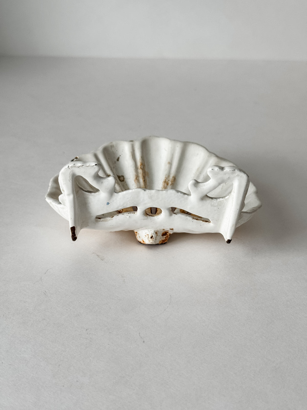 Antique French Cast Iron Soap Dish