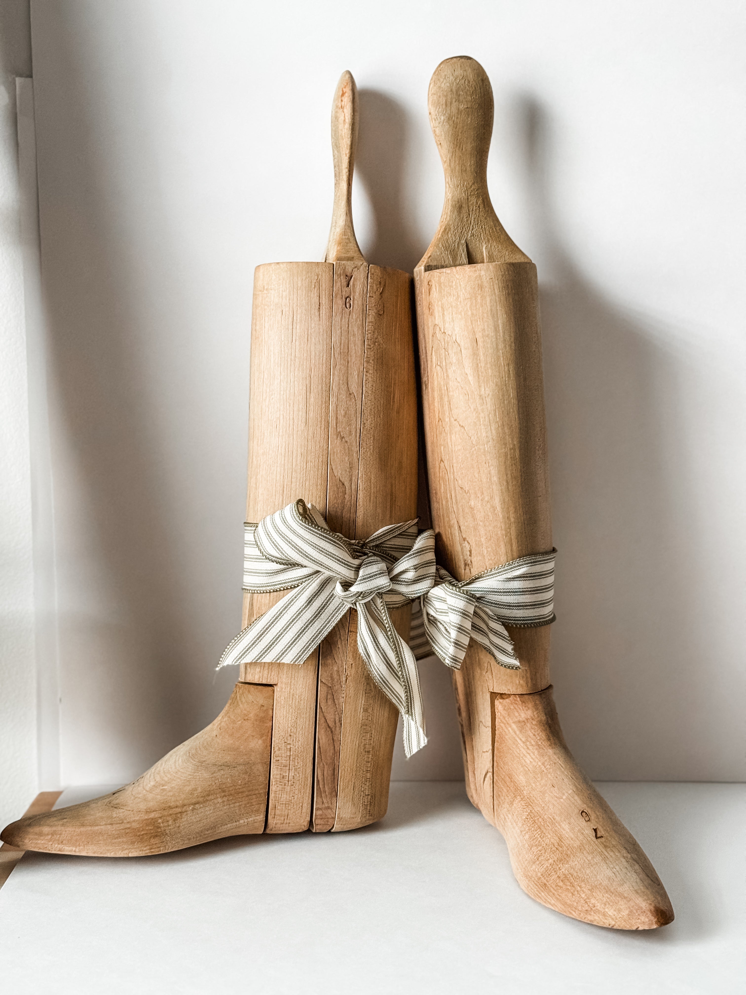 Vintage Pair Of Boot Lasts Or Boot Making Forms