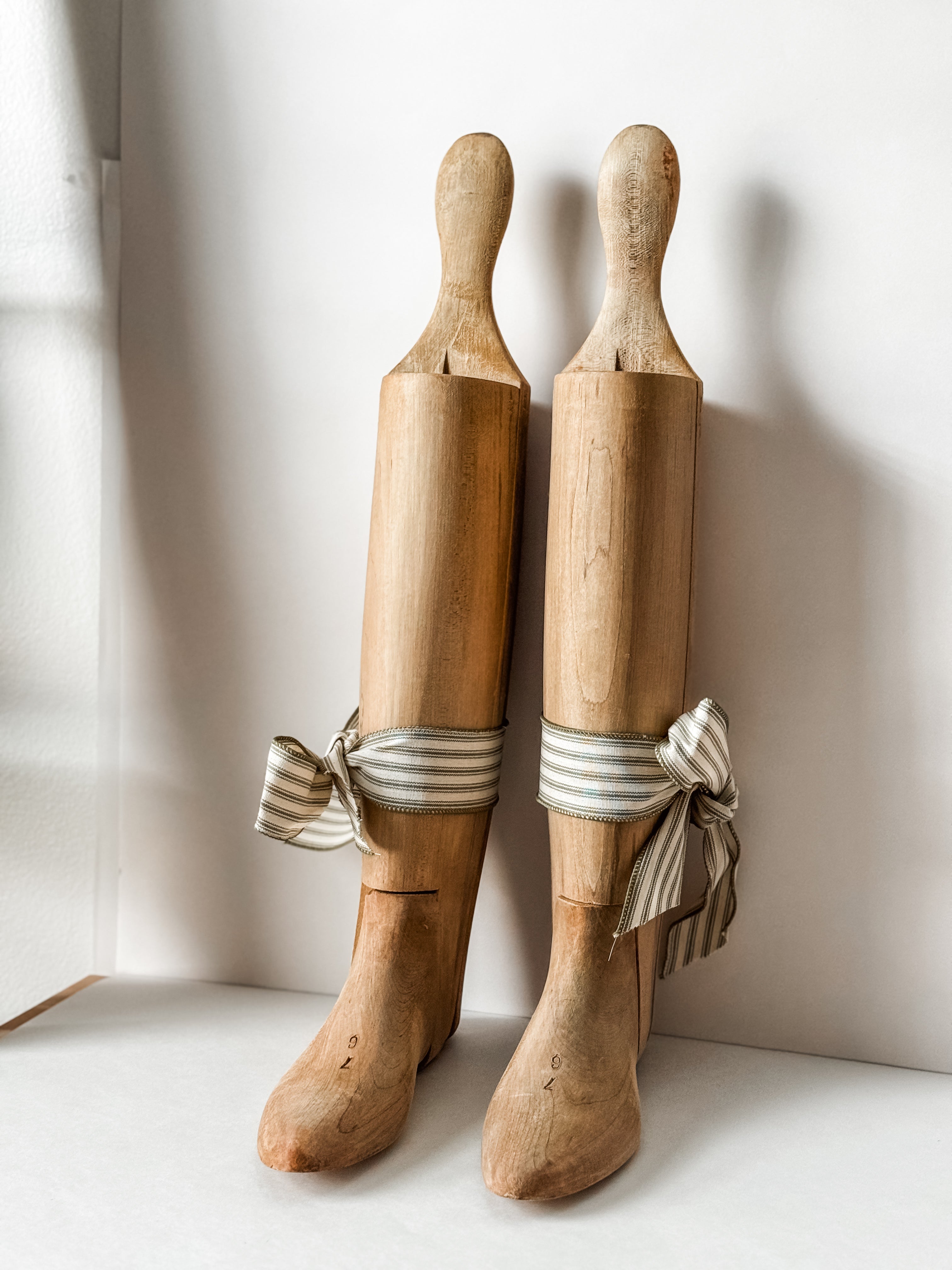 Vintage Pair Of Boot Lasts Or Boot Making Forms