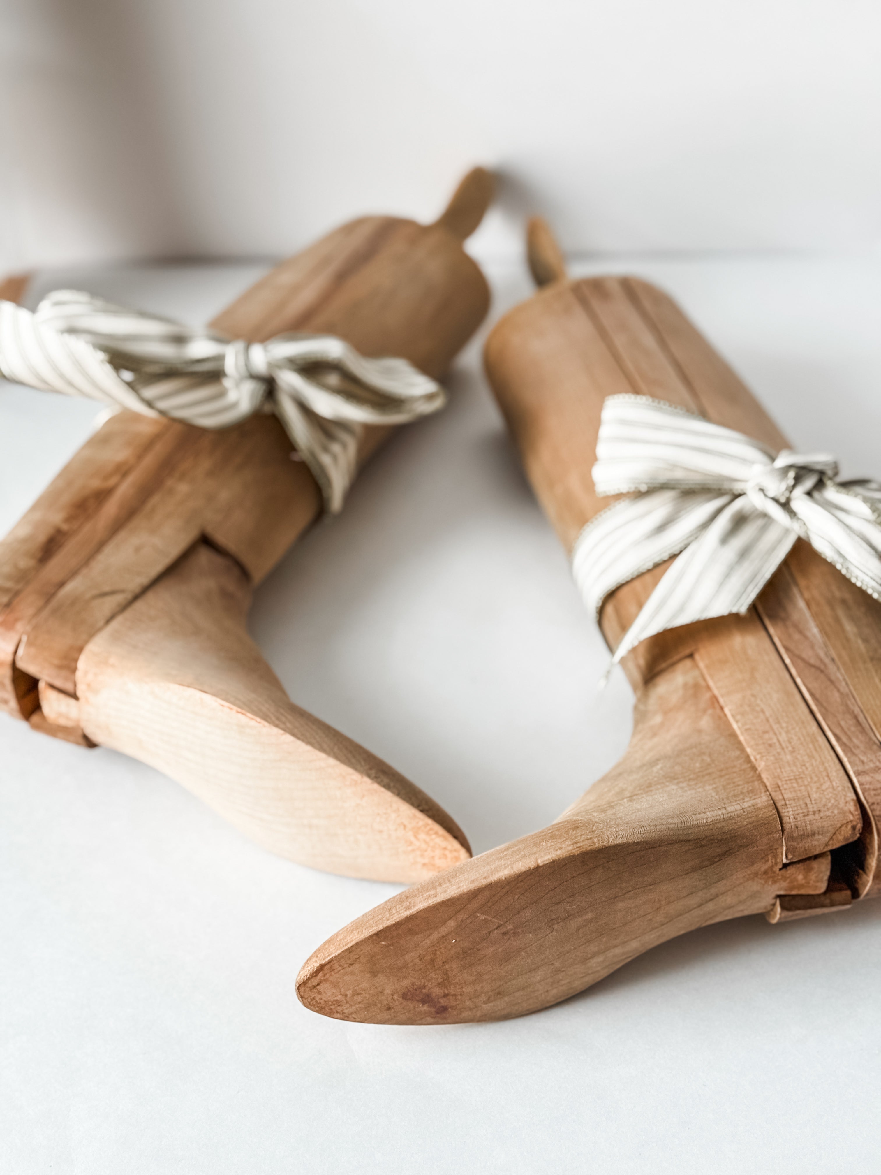 Vintage Pair Of Boot Lasts Or Boot Making Forms