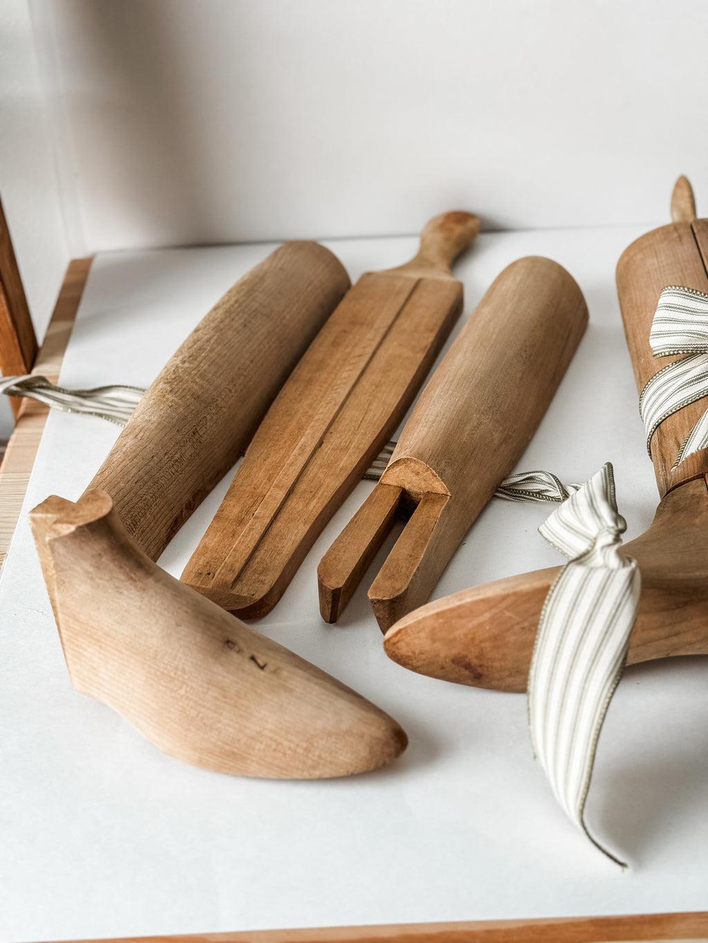 Vintage Pair Of Boot Lasts Or Boot Making Forms