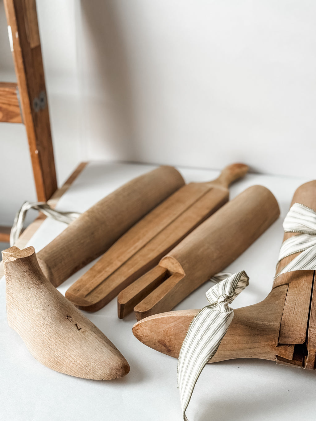 Vintage Pair Of Boot Lasts Or Boot Making Forms