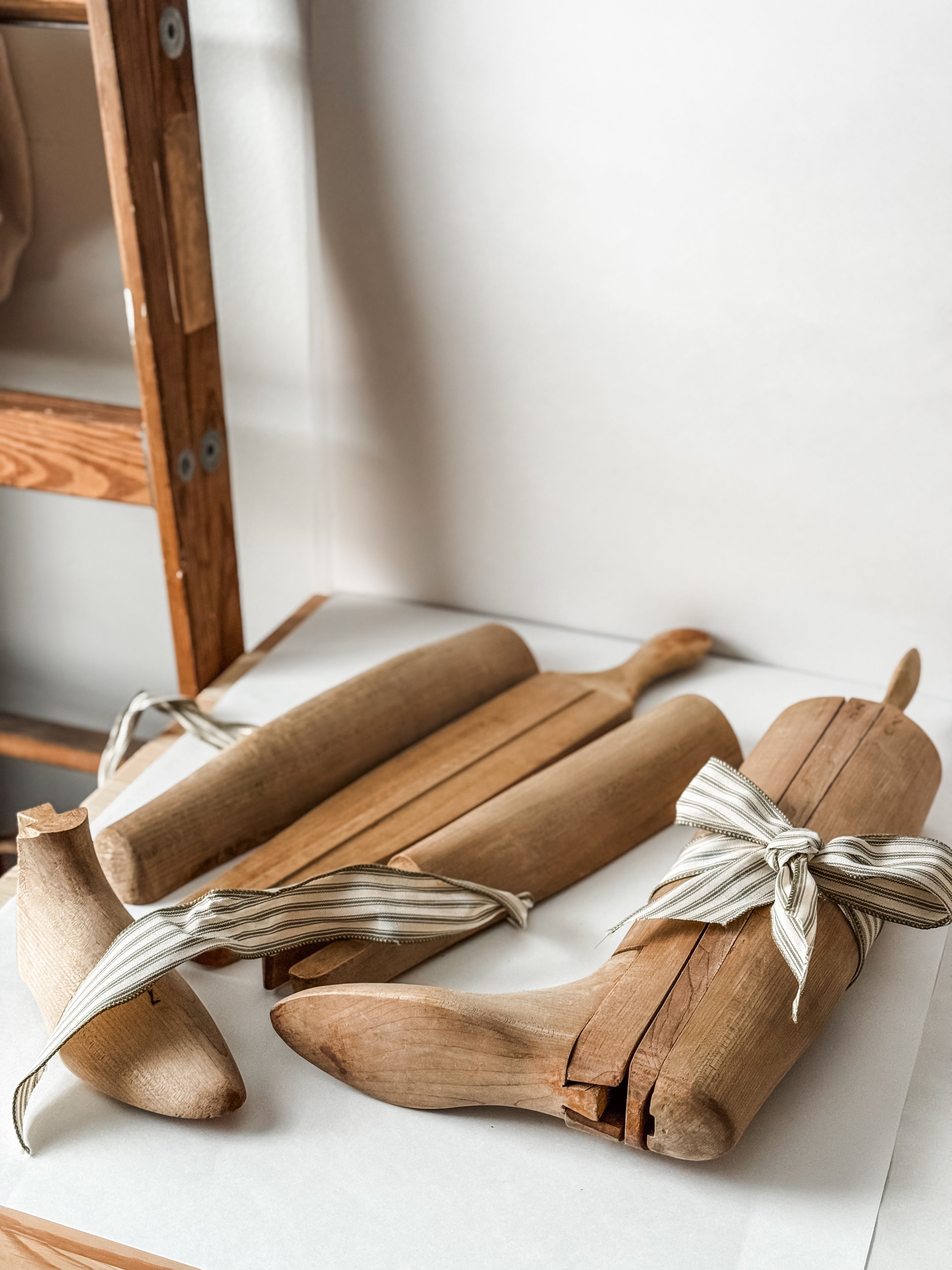 Vintage Pair Of Boot Lasts Or Boot Making Forms