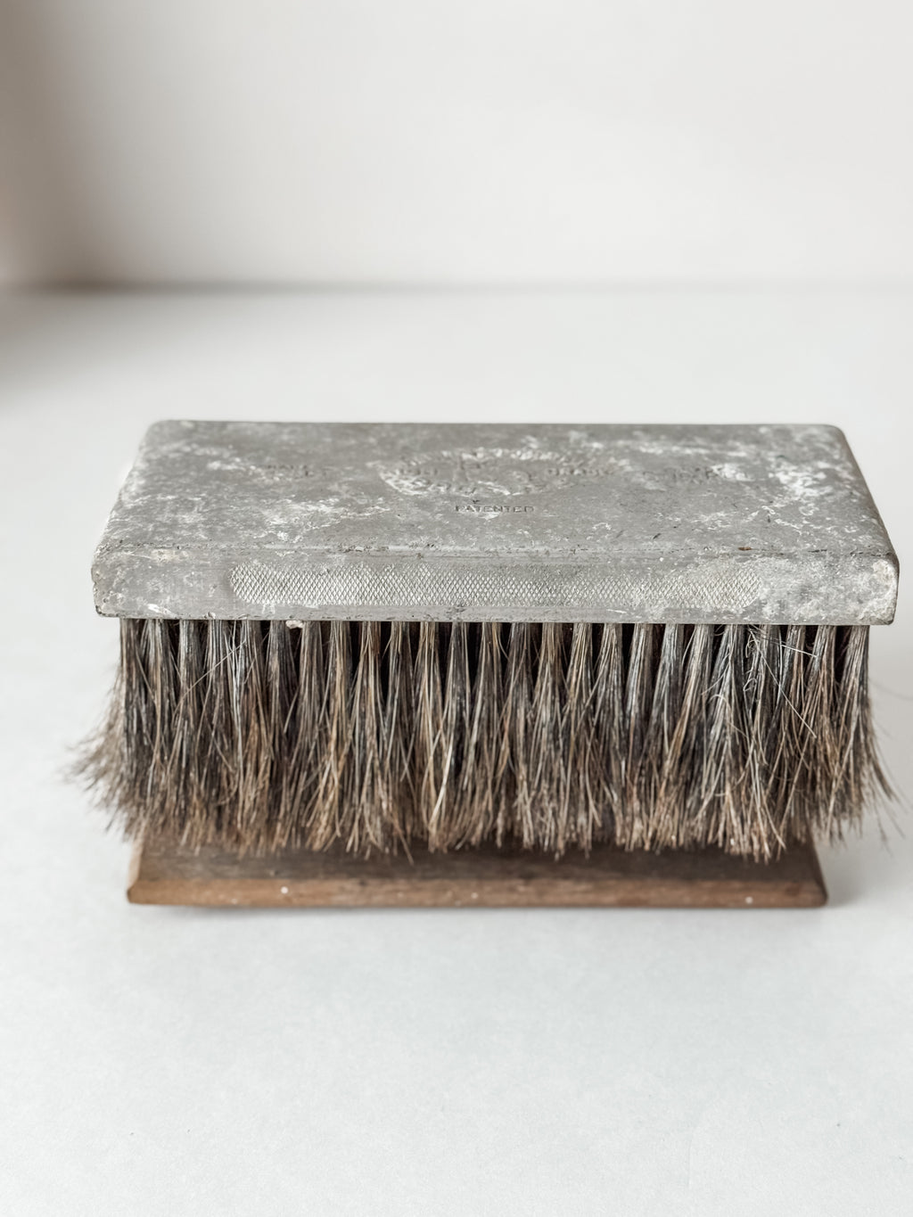 1960s Wall Finishing Brush On Wood Stand