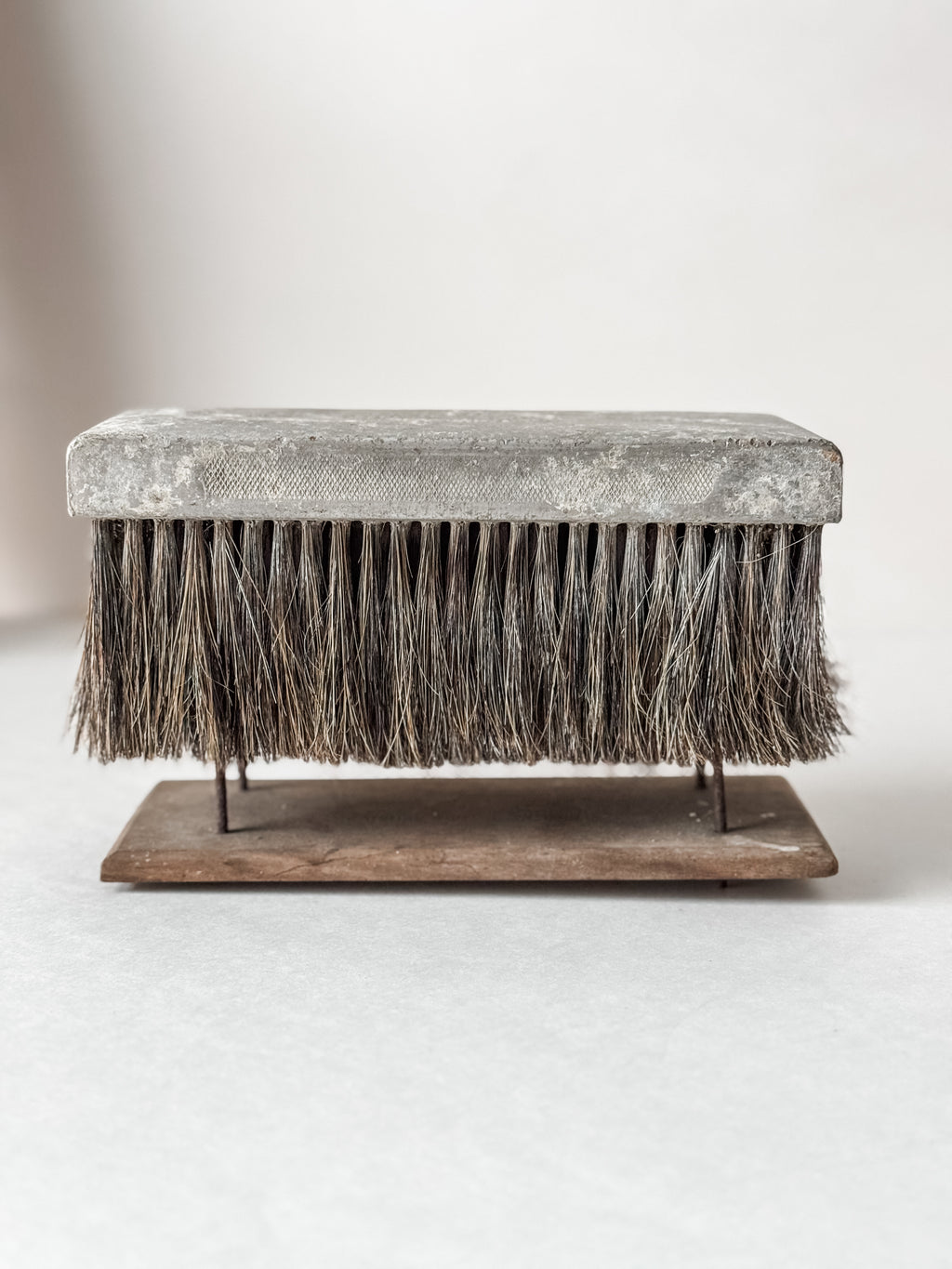 1960s Wall Finishing Brush On Wood Stand