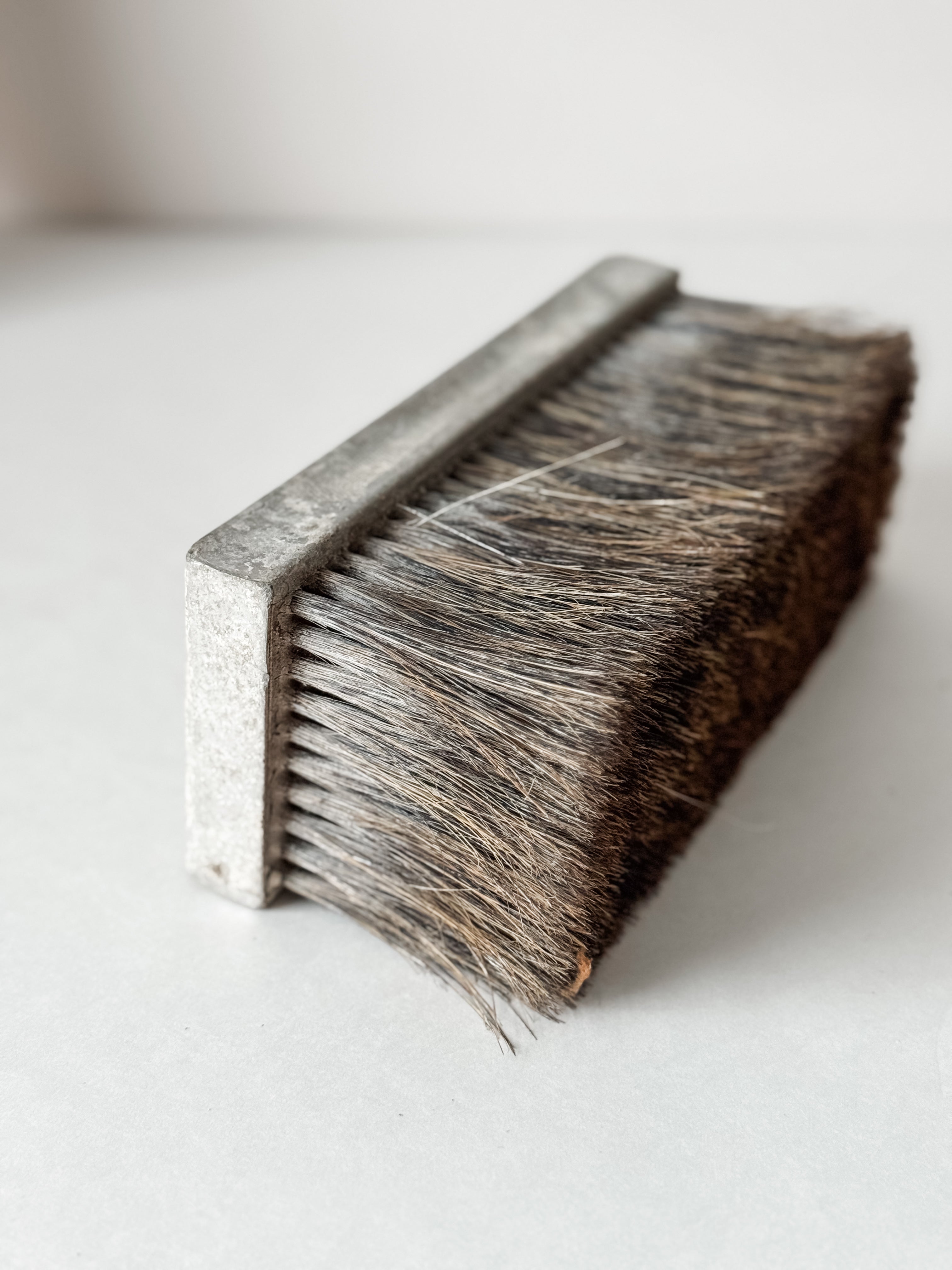 1960s Wall Finishing Brush On Wood Stand