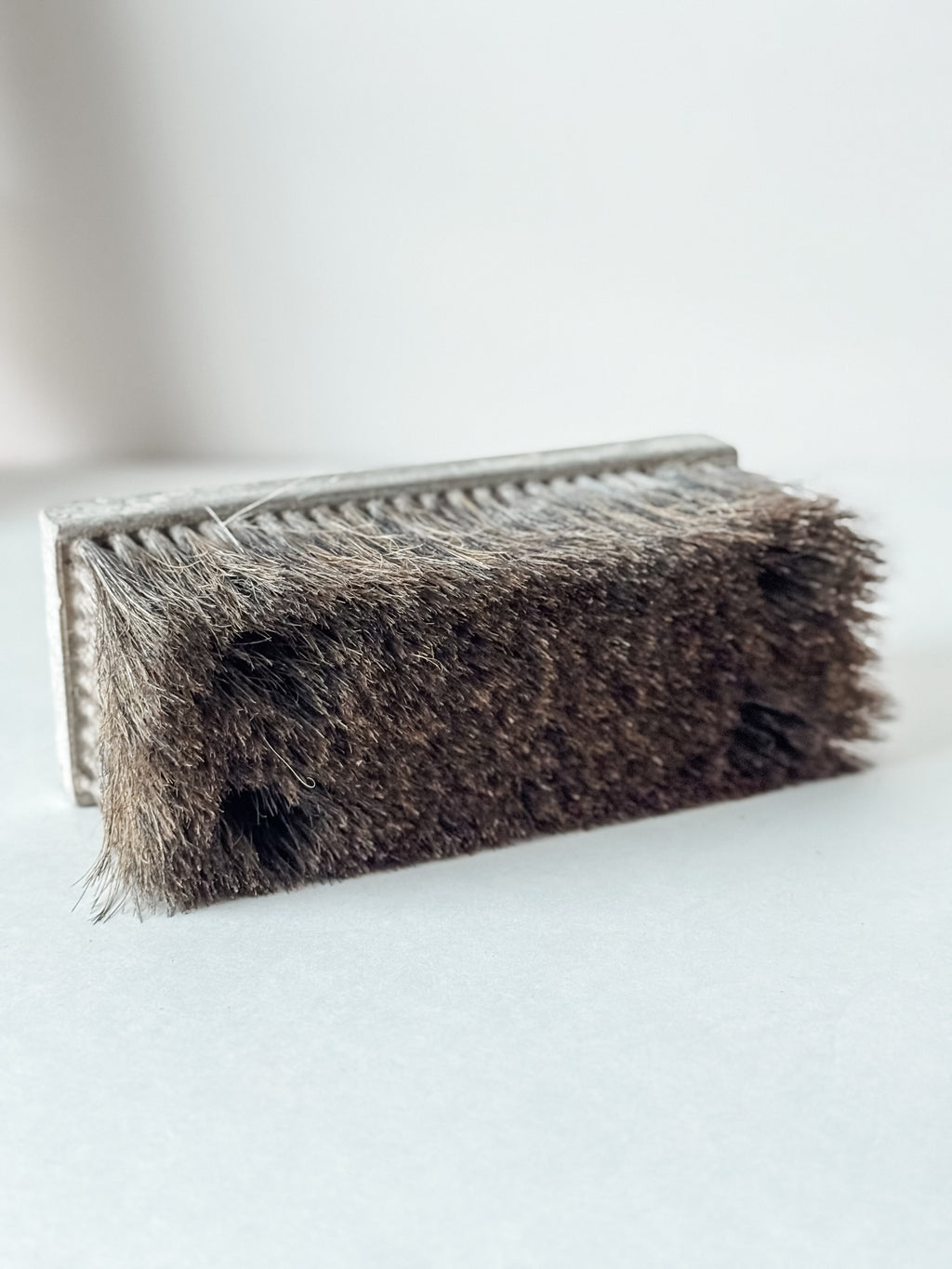 1960s Wall Finishing Brush On Wood Stand