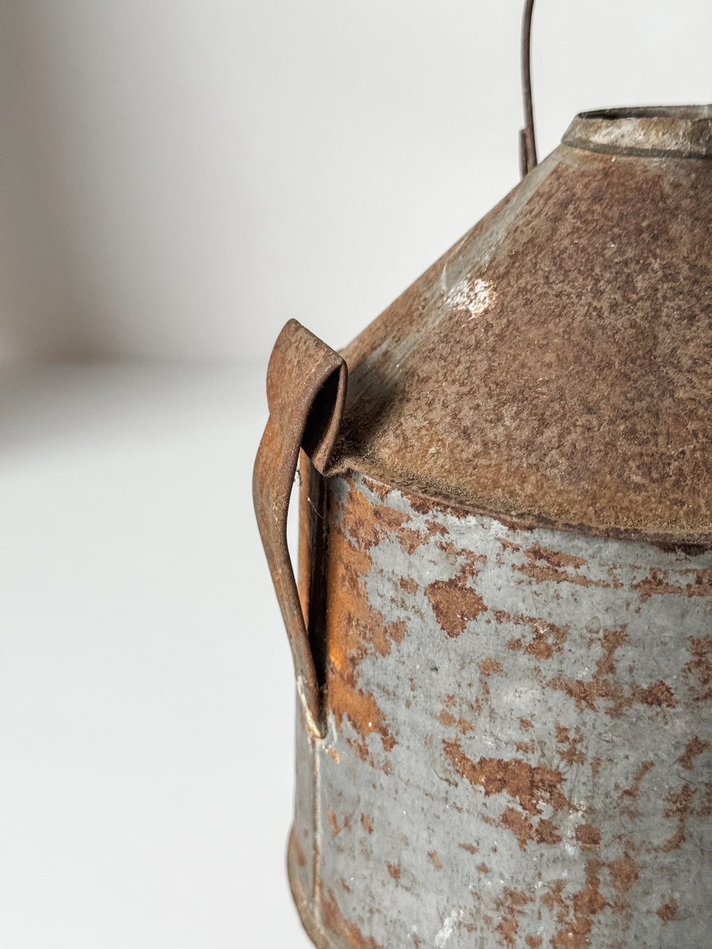 Vintage Rusty Railroad Oil or Kerosene Can