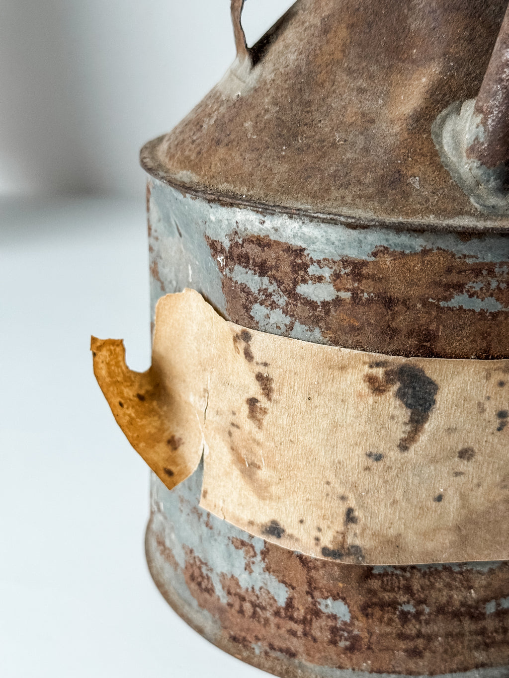 Vintage Rusty Railroad Oil or Kerosene Can