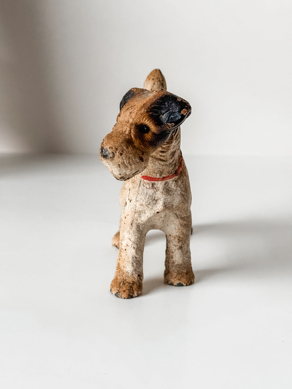 Antique Cast Iron Hubley Fox Terrier Doorstop