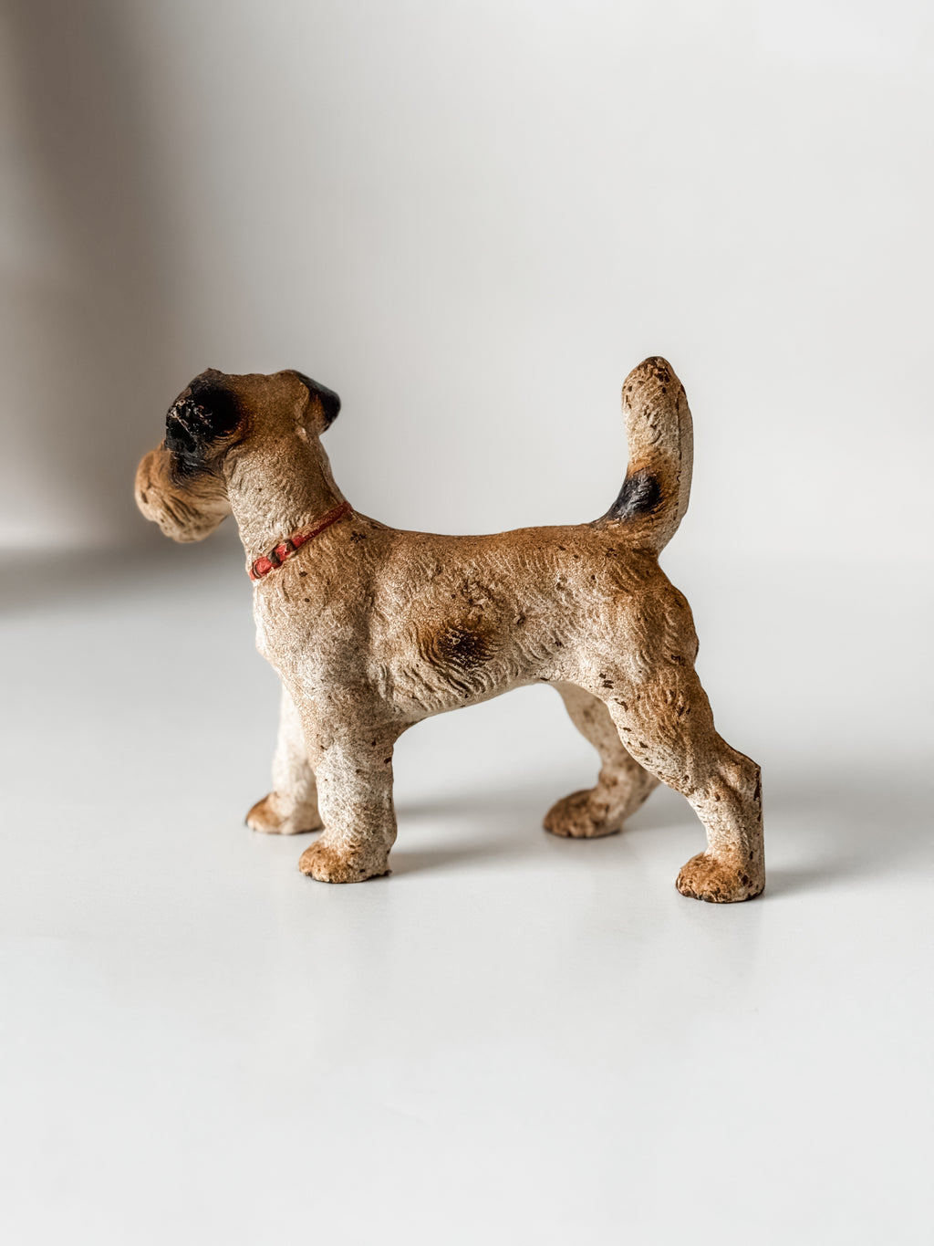 Antique Cast Iron Hubley Fox Terrier Doorstop