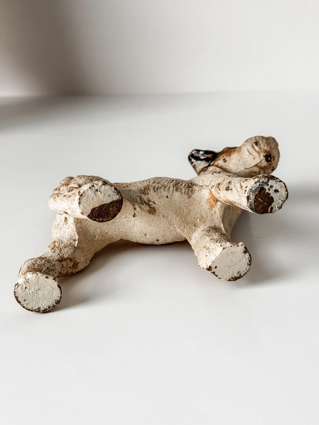 Antique Cast Iron Hubley Fox Terrier Doorstop