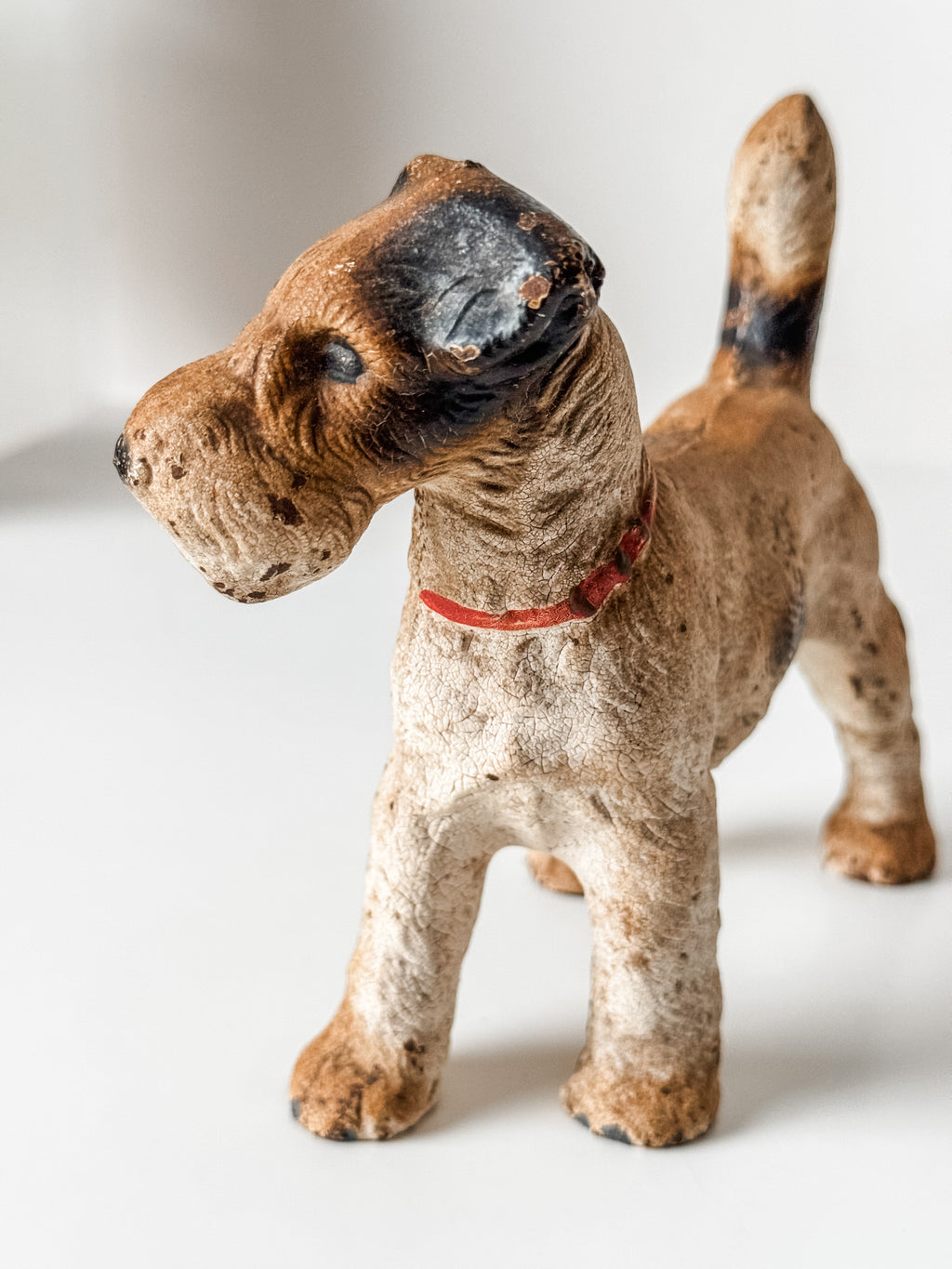 Antique Cast Iron Hubley Fox Terrier Doorstop