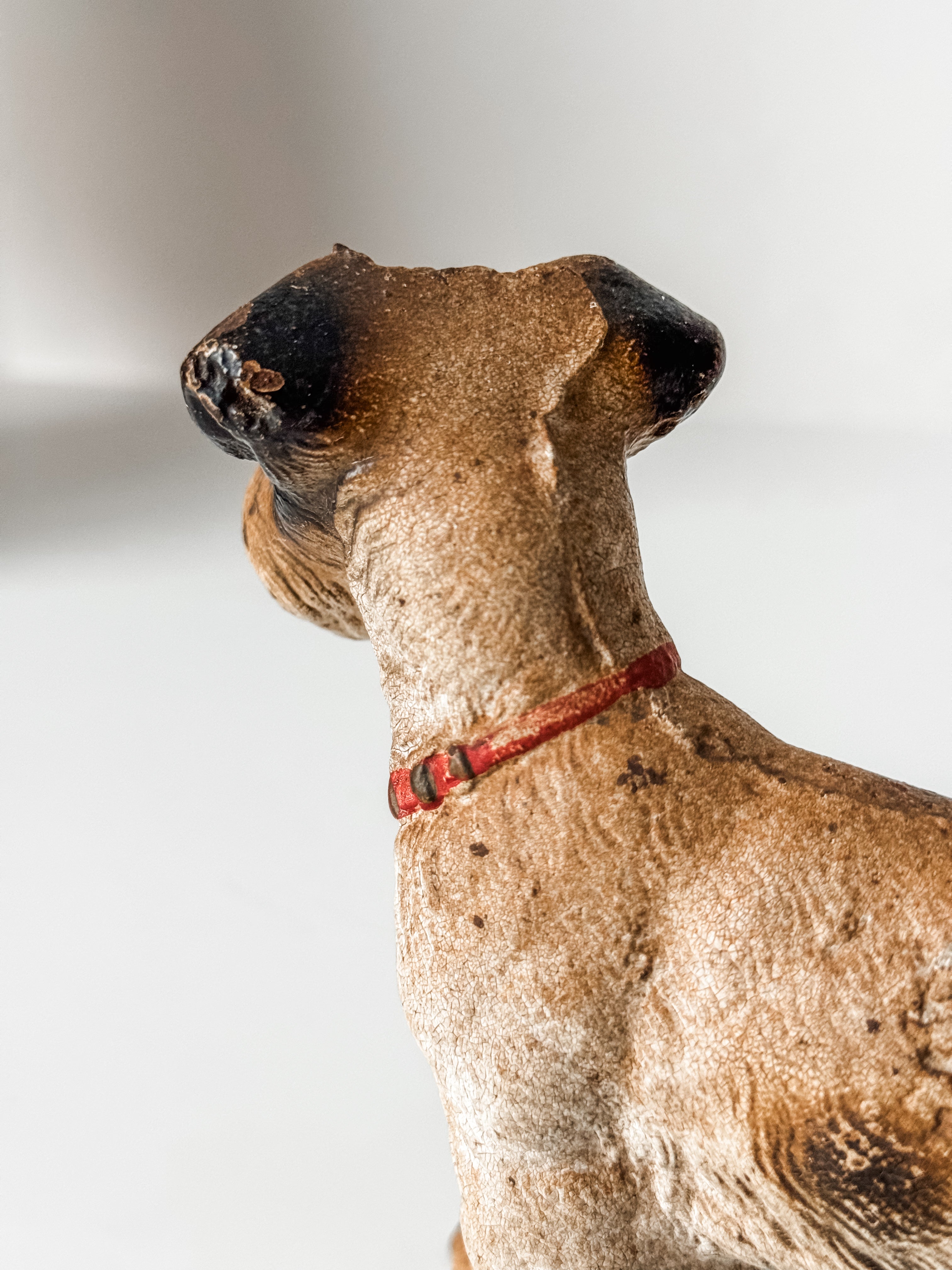 Antique Cast Iron Hubley Fox Terrier Doorstop