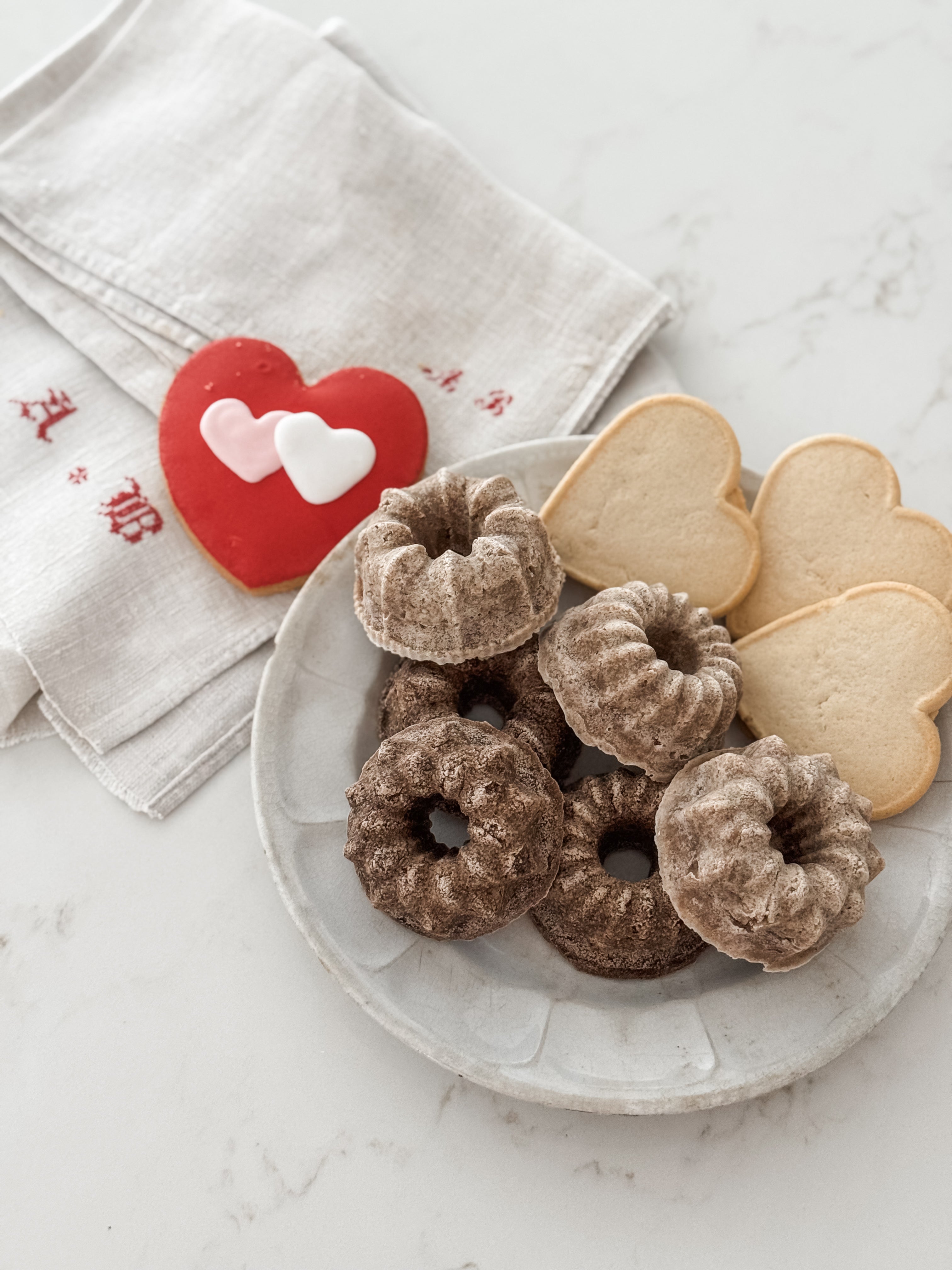 Set Of Two Homemade Decorative Faux Pantry Cakes