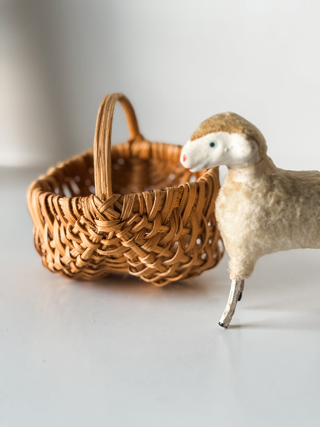 Tiny Vintage Buttocks Basket