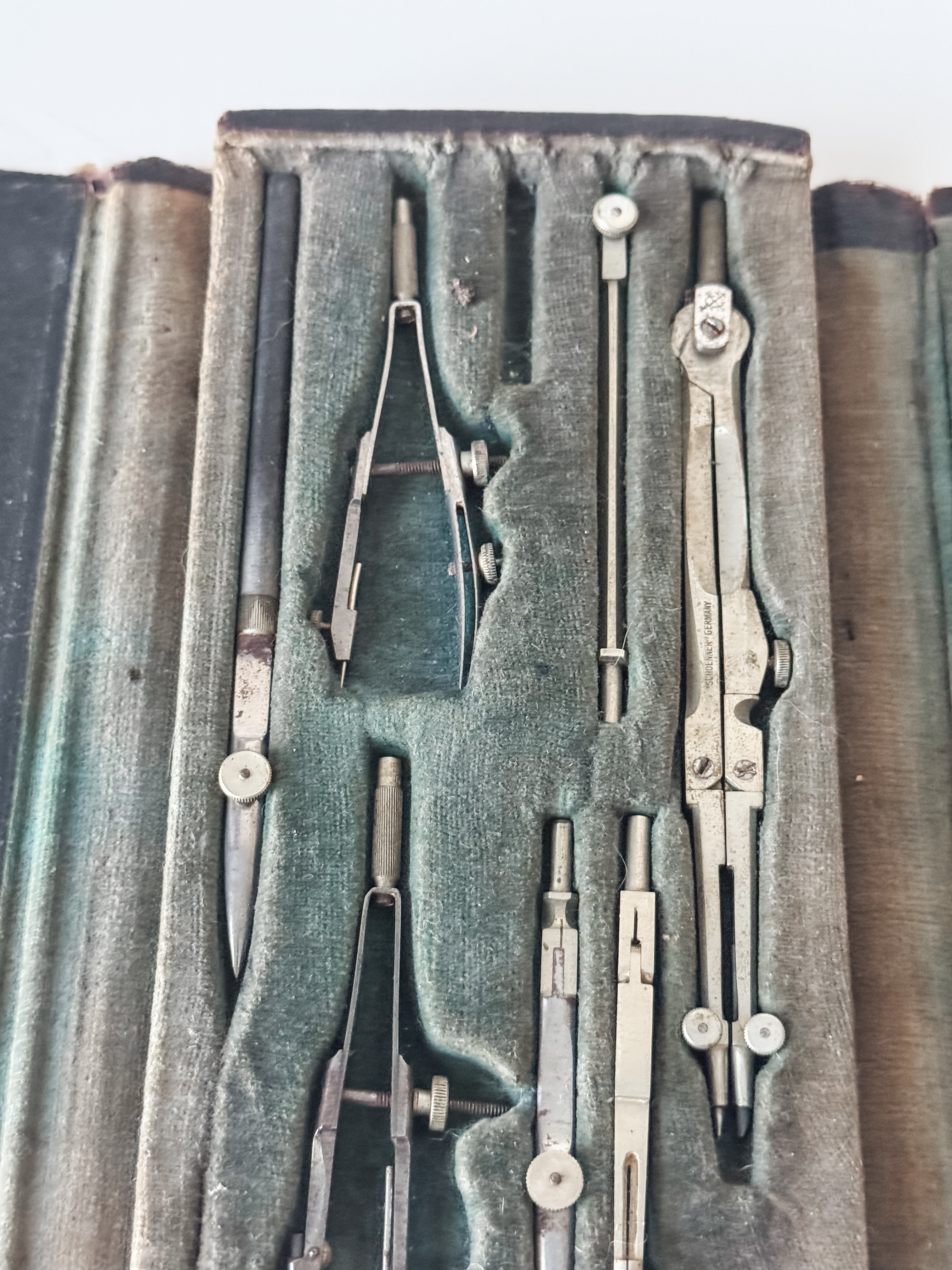 Vintage Set Of German Drafting Tools