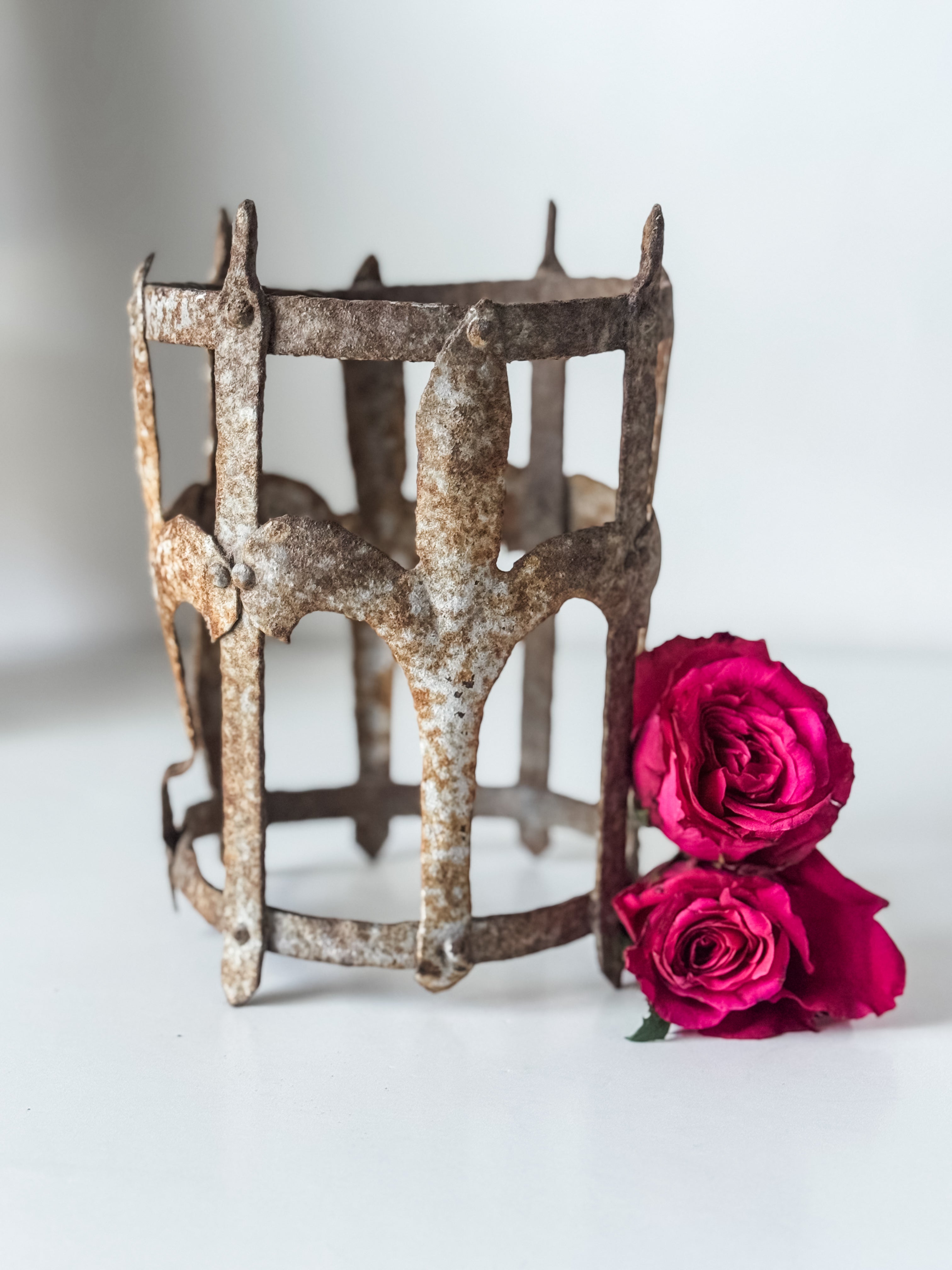 Vintage Handmade Rusty Iron Salvage Piece