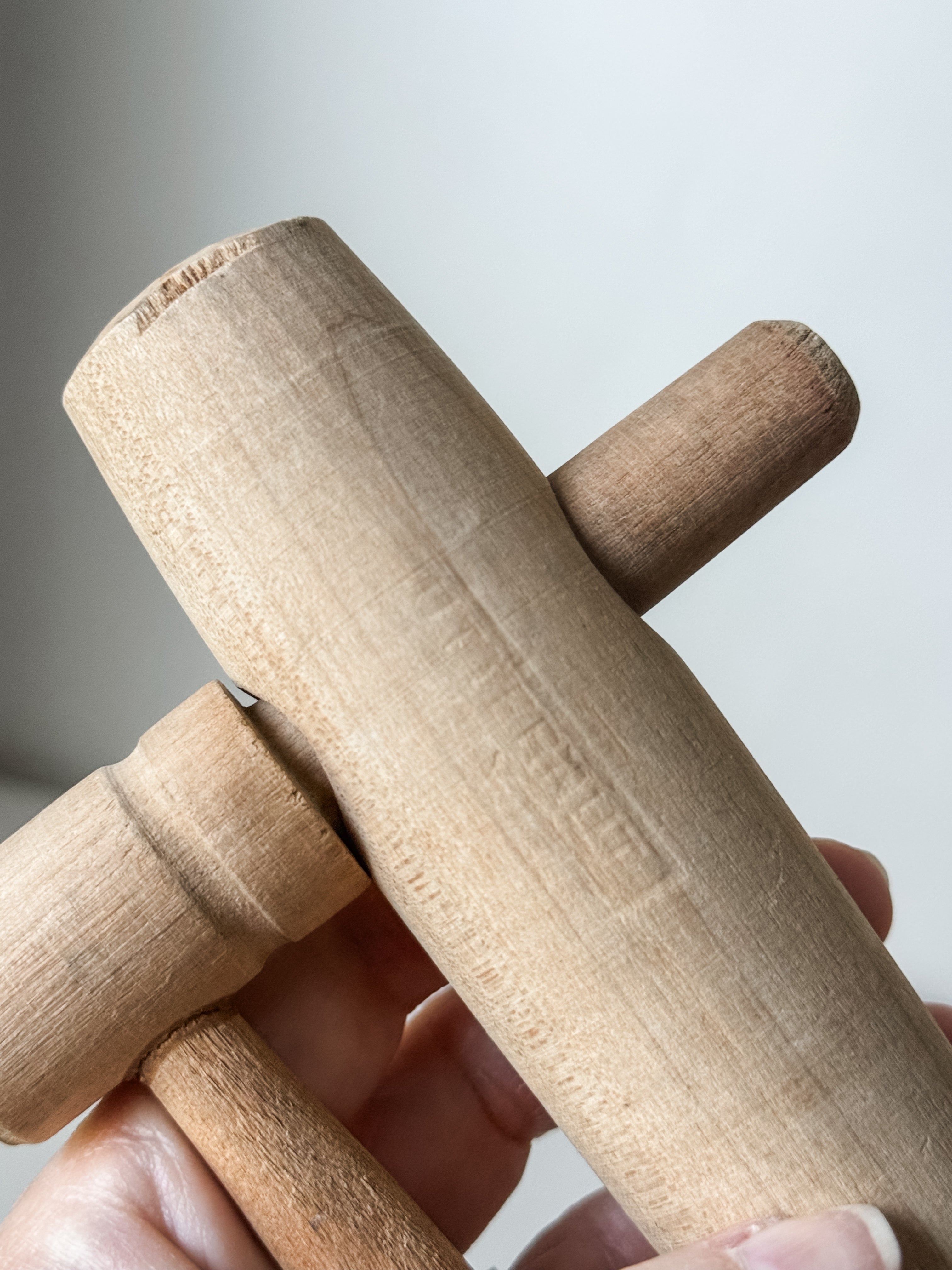 Collection Of Vintage Old World Wood Barrel Taps