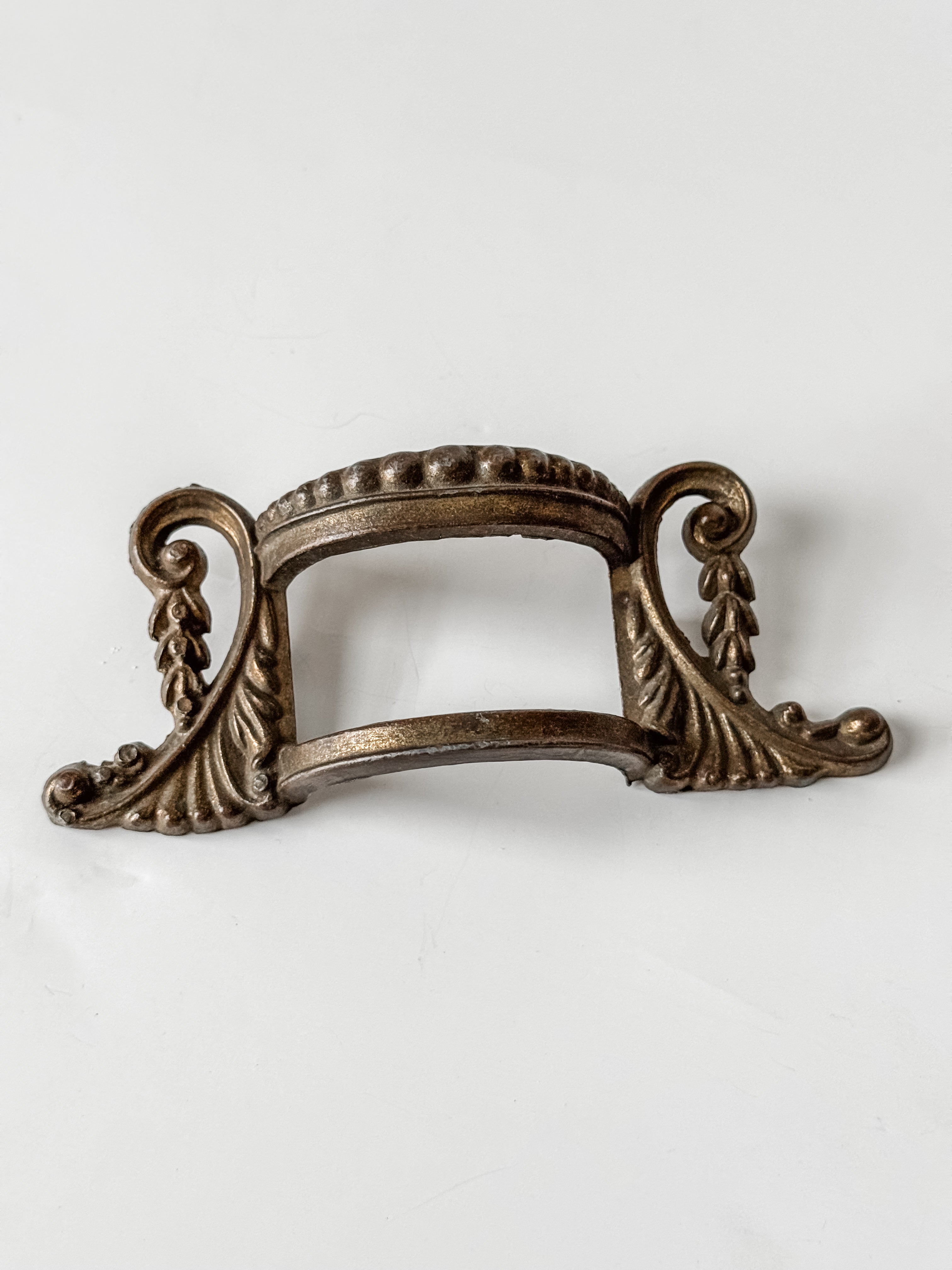 Antique French Brass Drawer Or Cabinet Pull