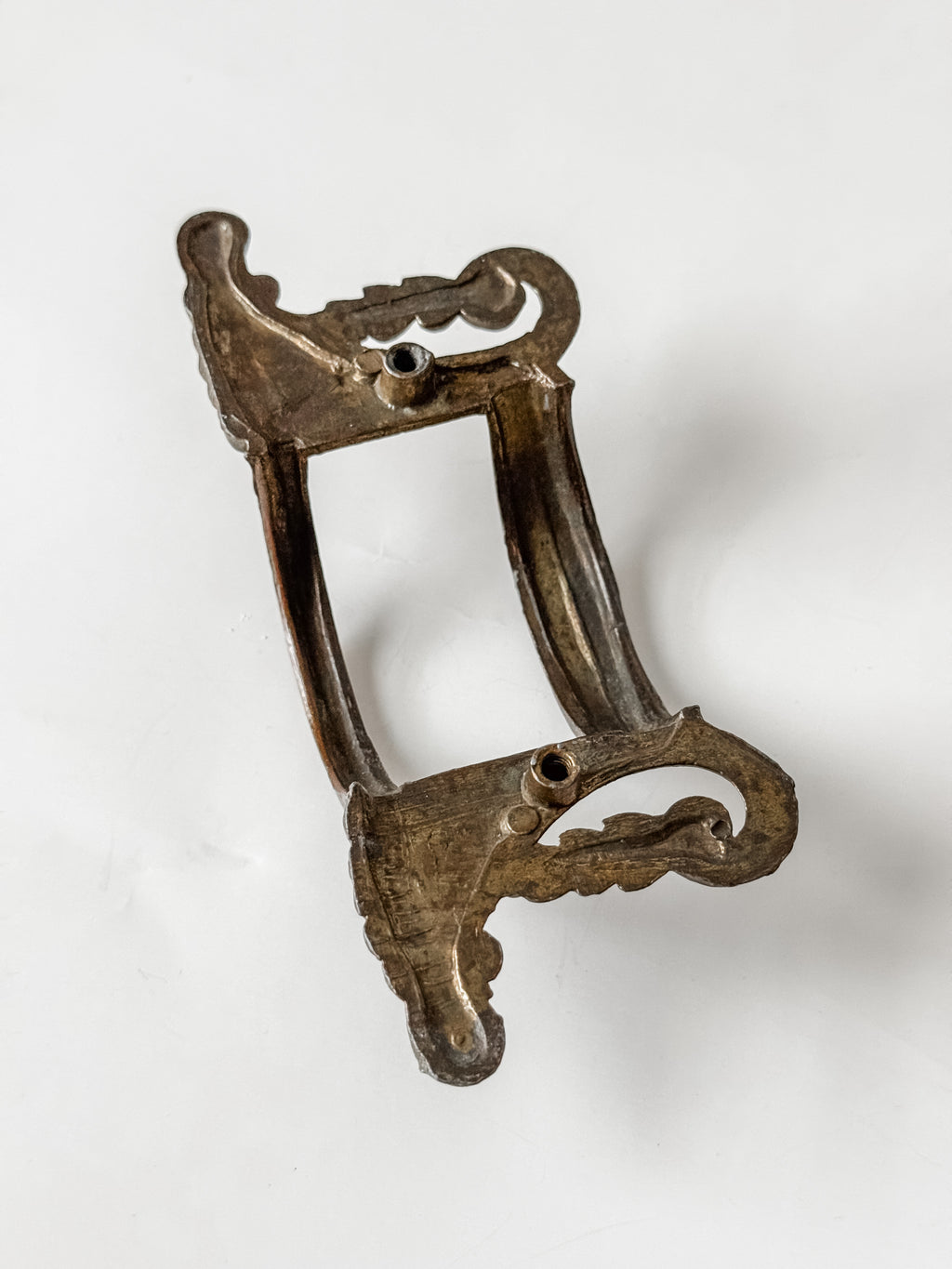 Antique French Brass Drawer Or Cabinet Pull