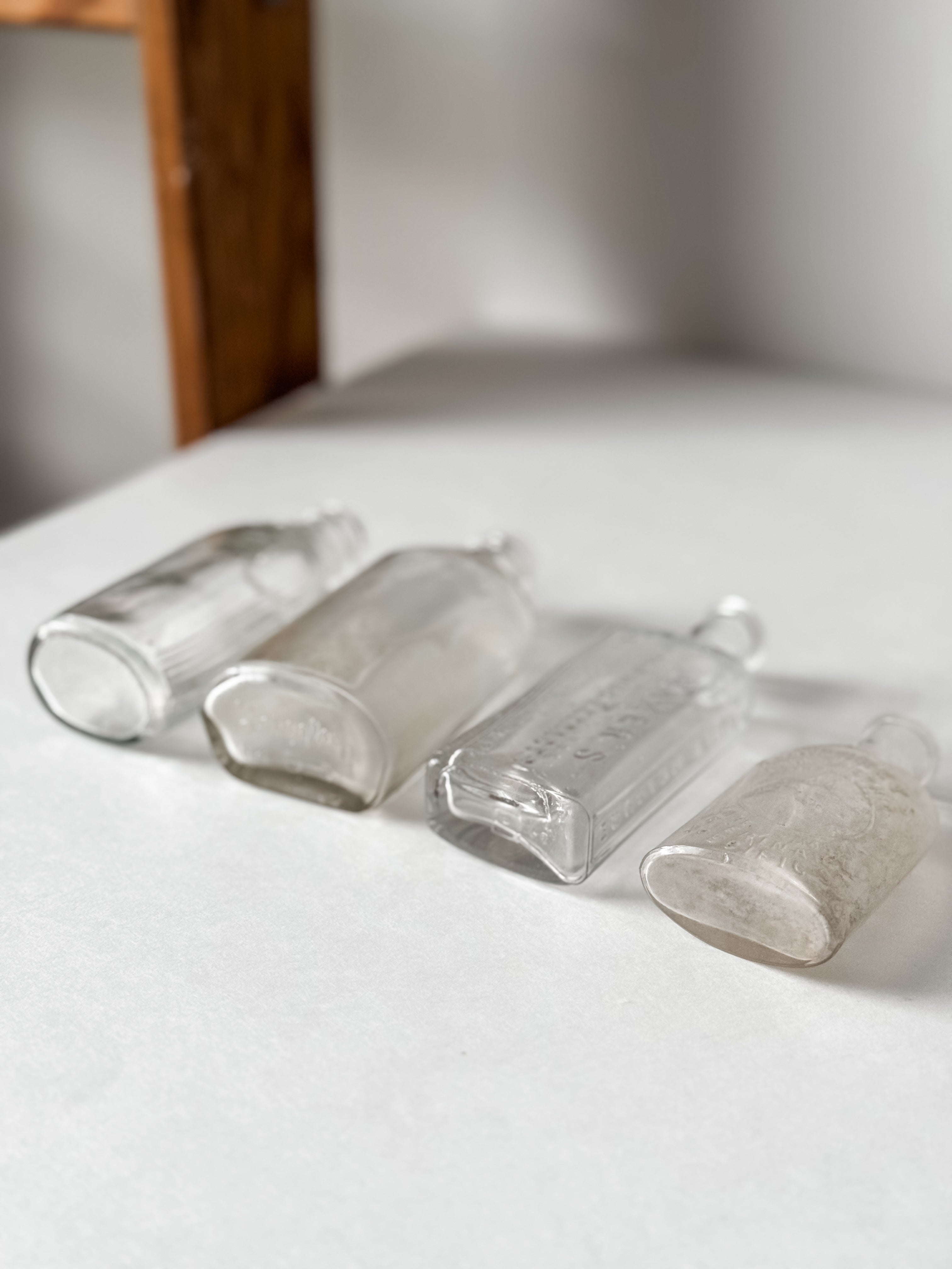 Antique Small Clear Pharmaceutical Bottle