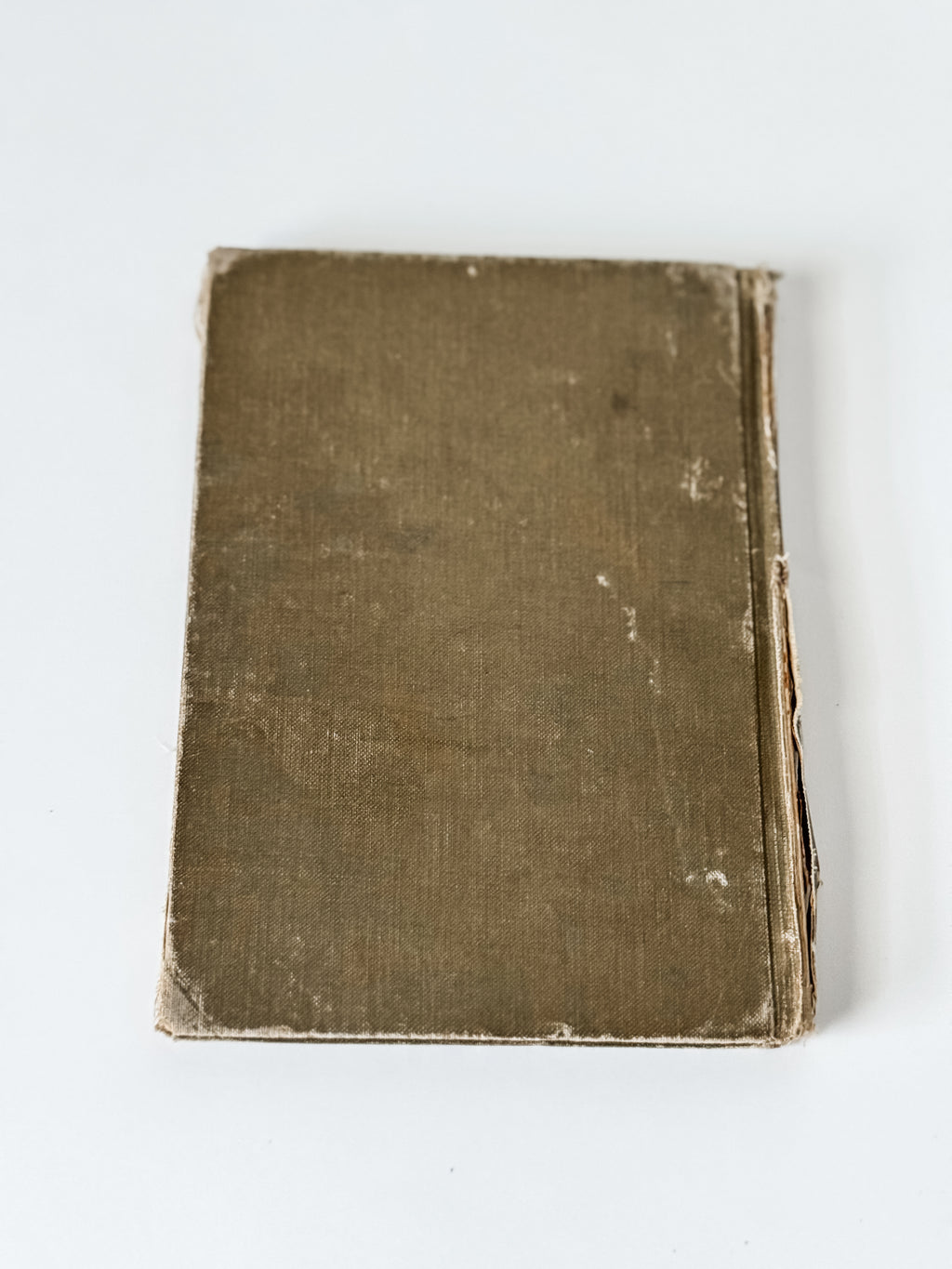 Antique Green Hardcover Children's Book With Bunny