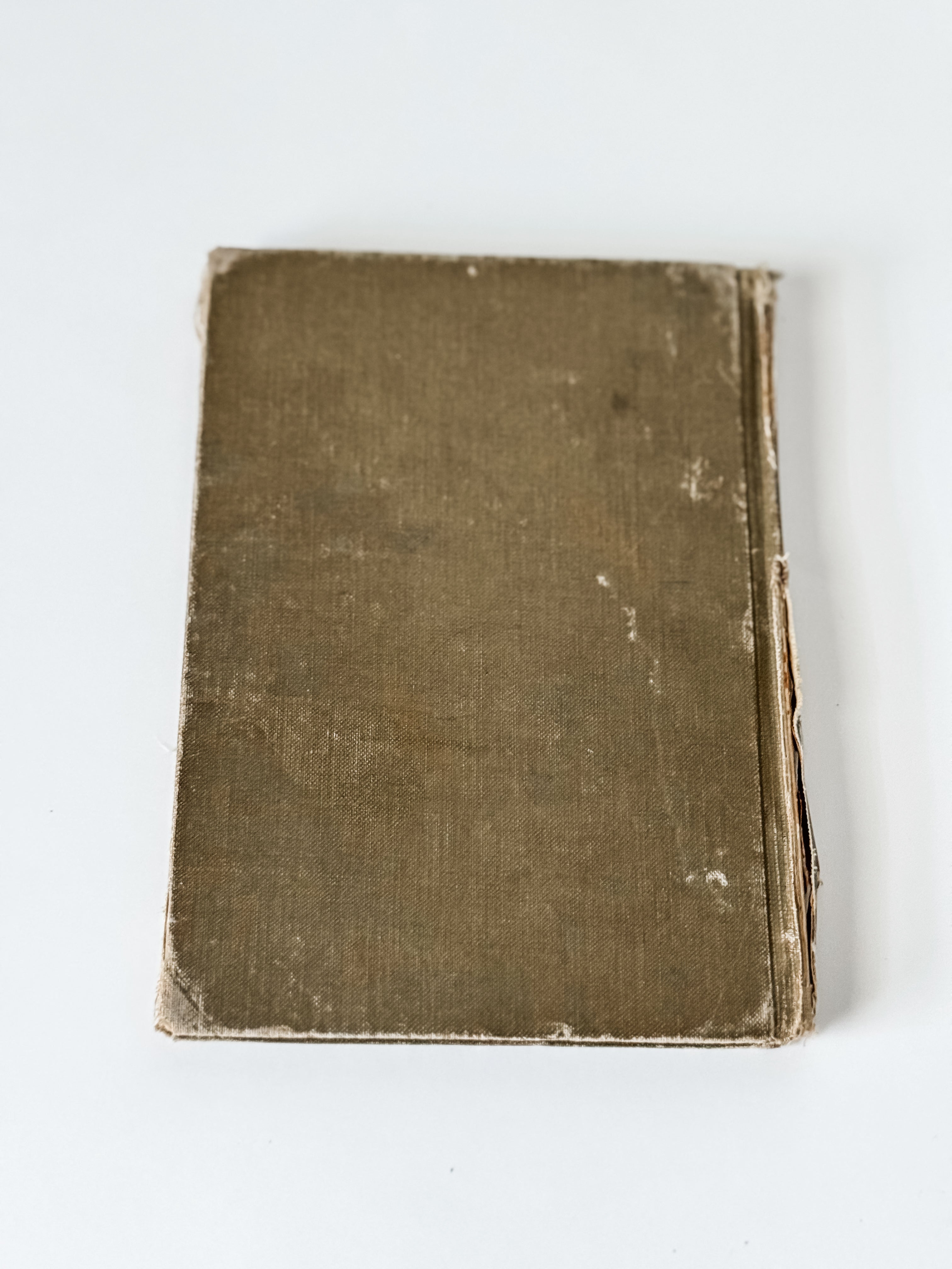 Antique Green Hardcover Children's Book With Bunny