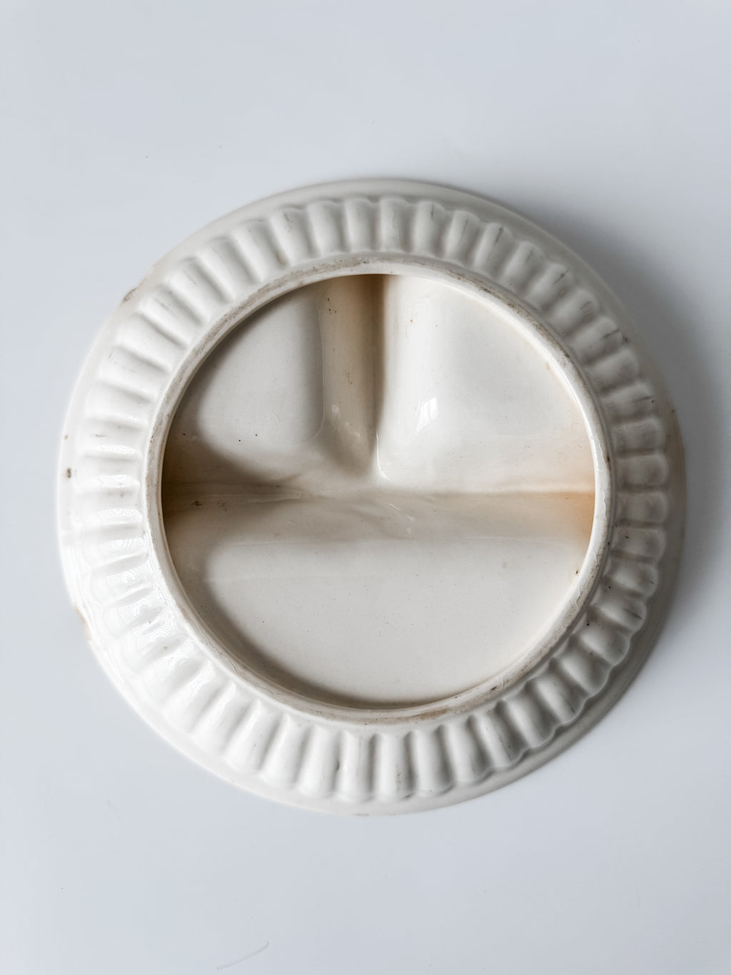 Vintage Child's Ironstone Plate With Spring Chicks