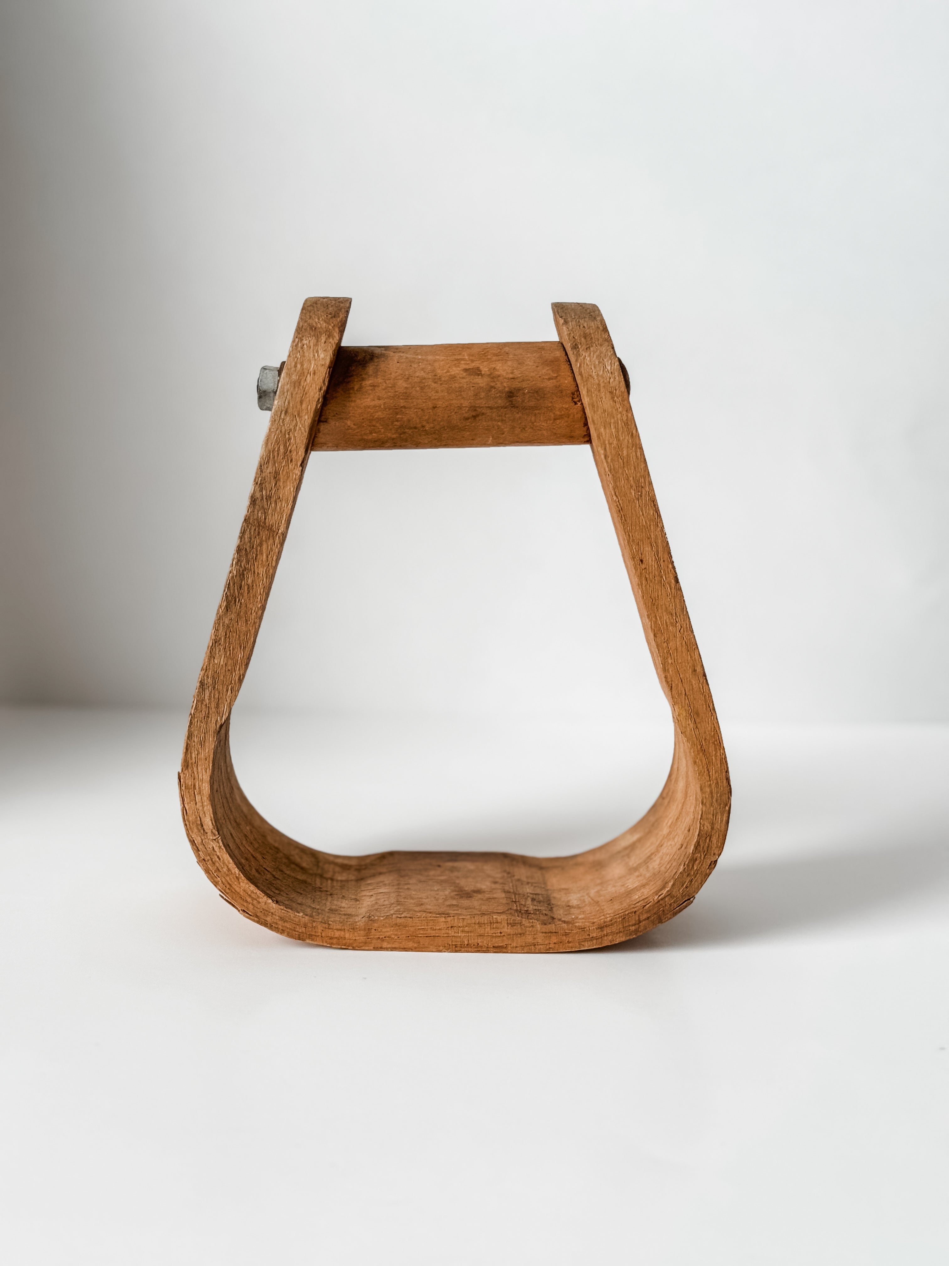 Vintage Wood Horse Stirrup For Display