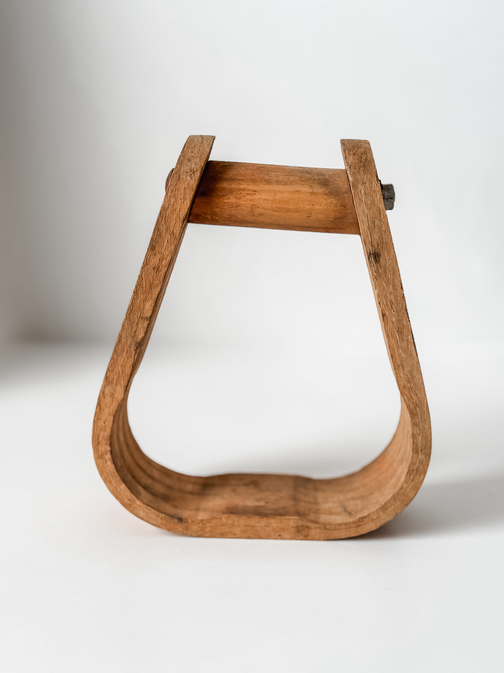 Vintage Wood Horse Stirrup For Display