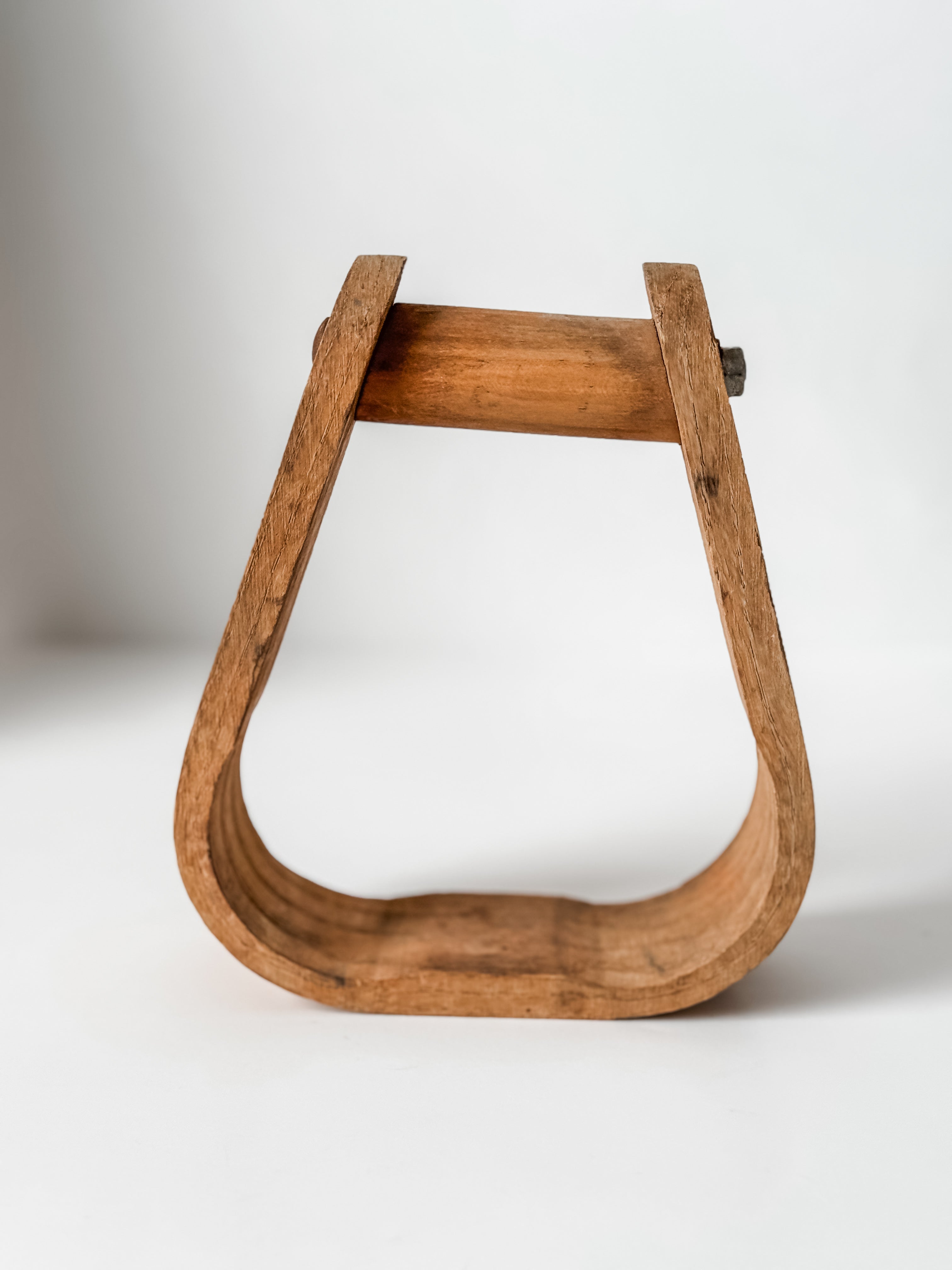 Vintage Wood Horse Stirrup For Display