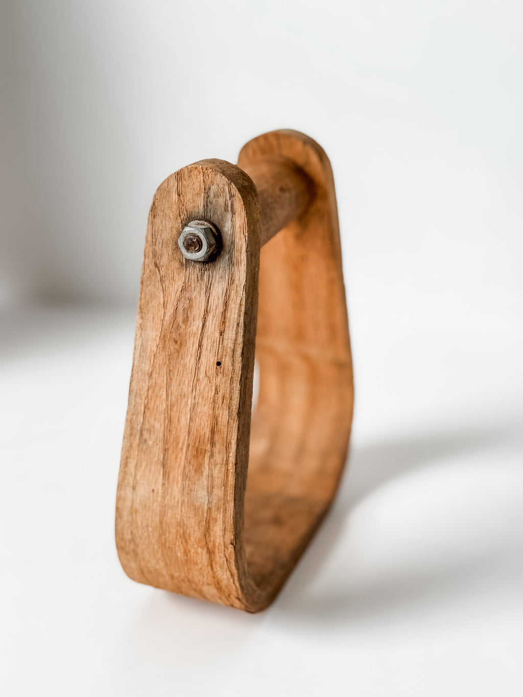 Vintage Wood Horse Stirrup For Display